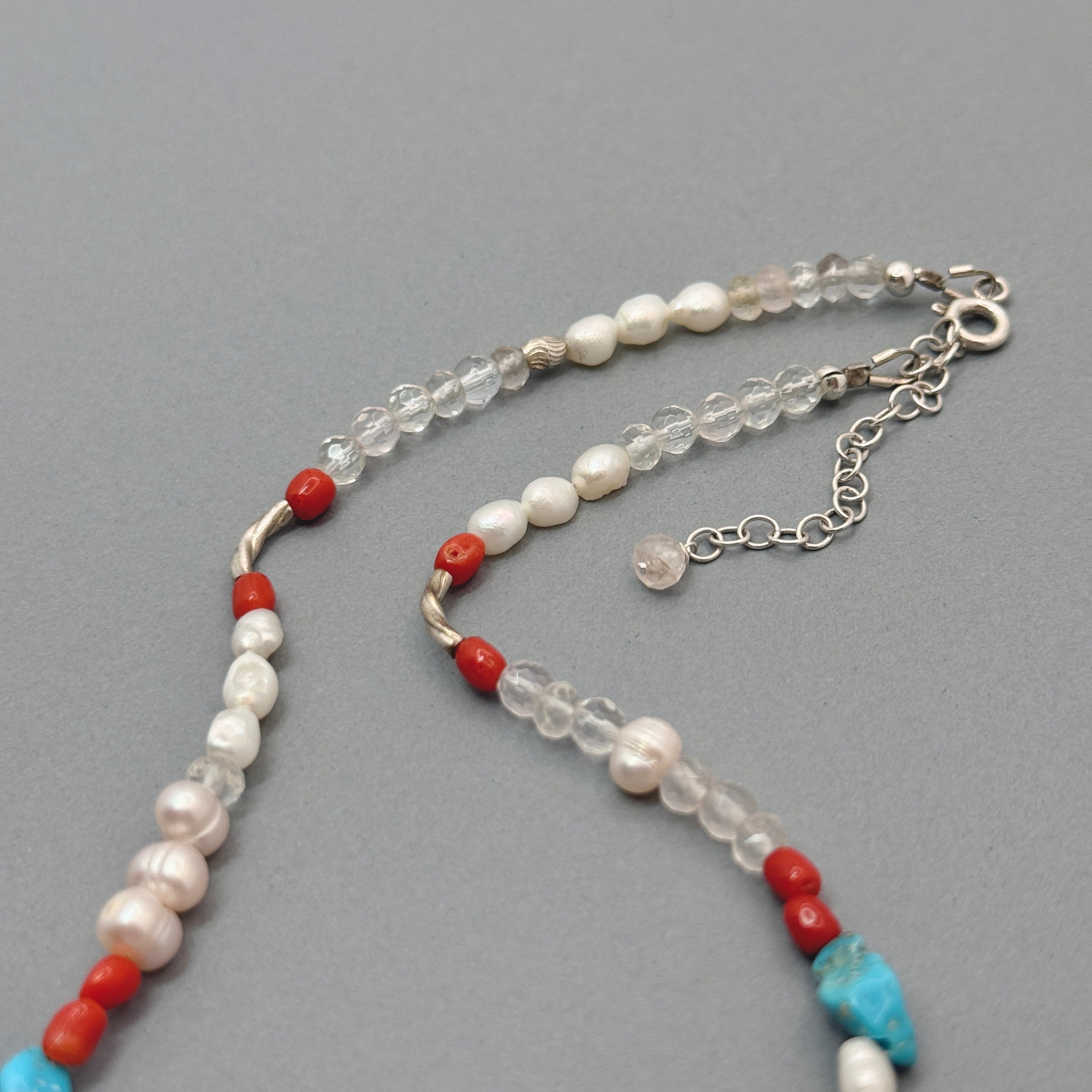 Campitos Turquoise & Sterling Silver Necklace