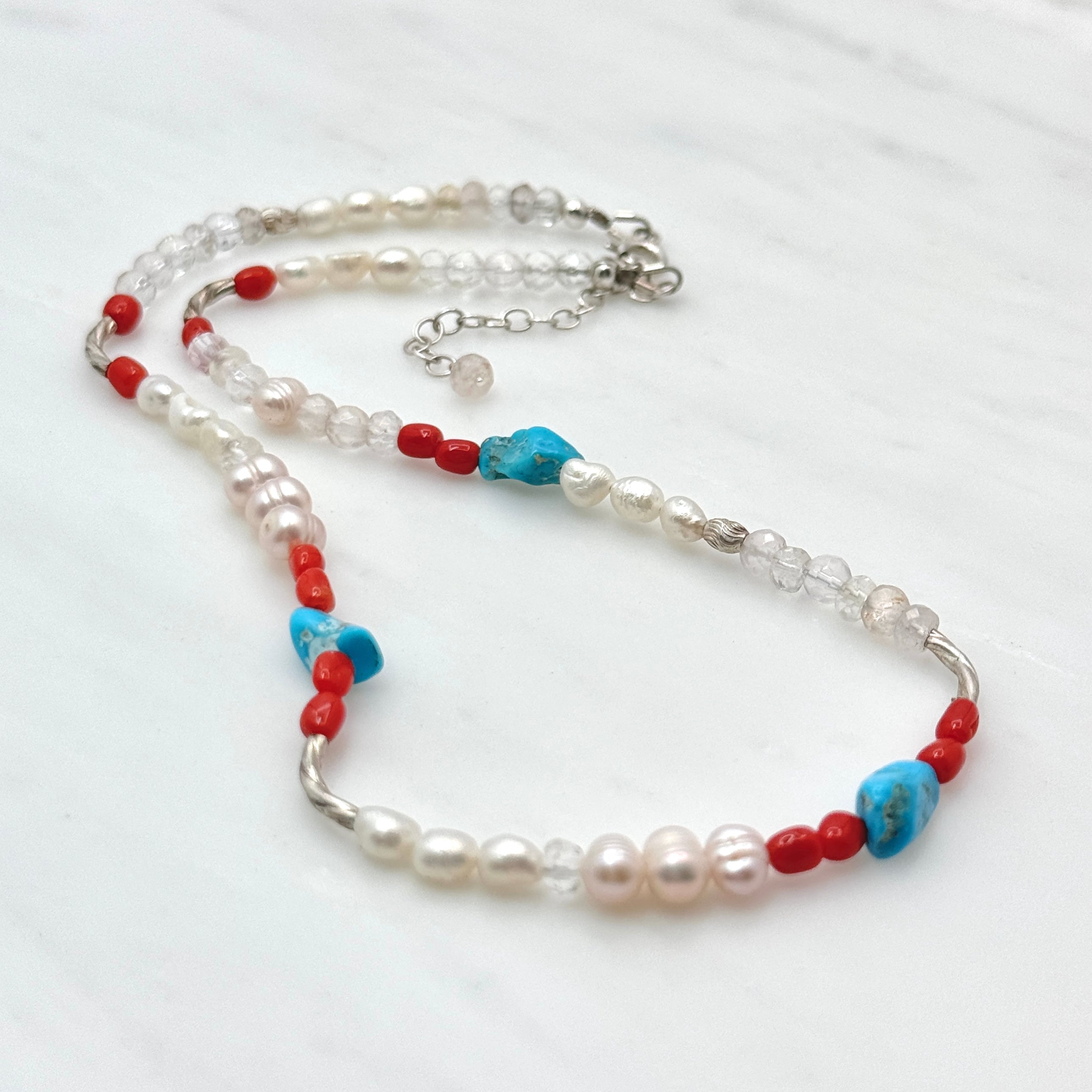 Campitos Turquoise & Sterling Silver Necklace