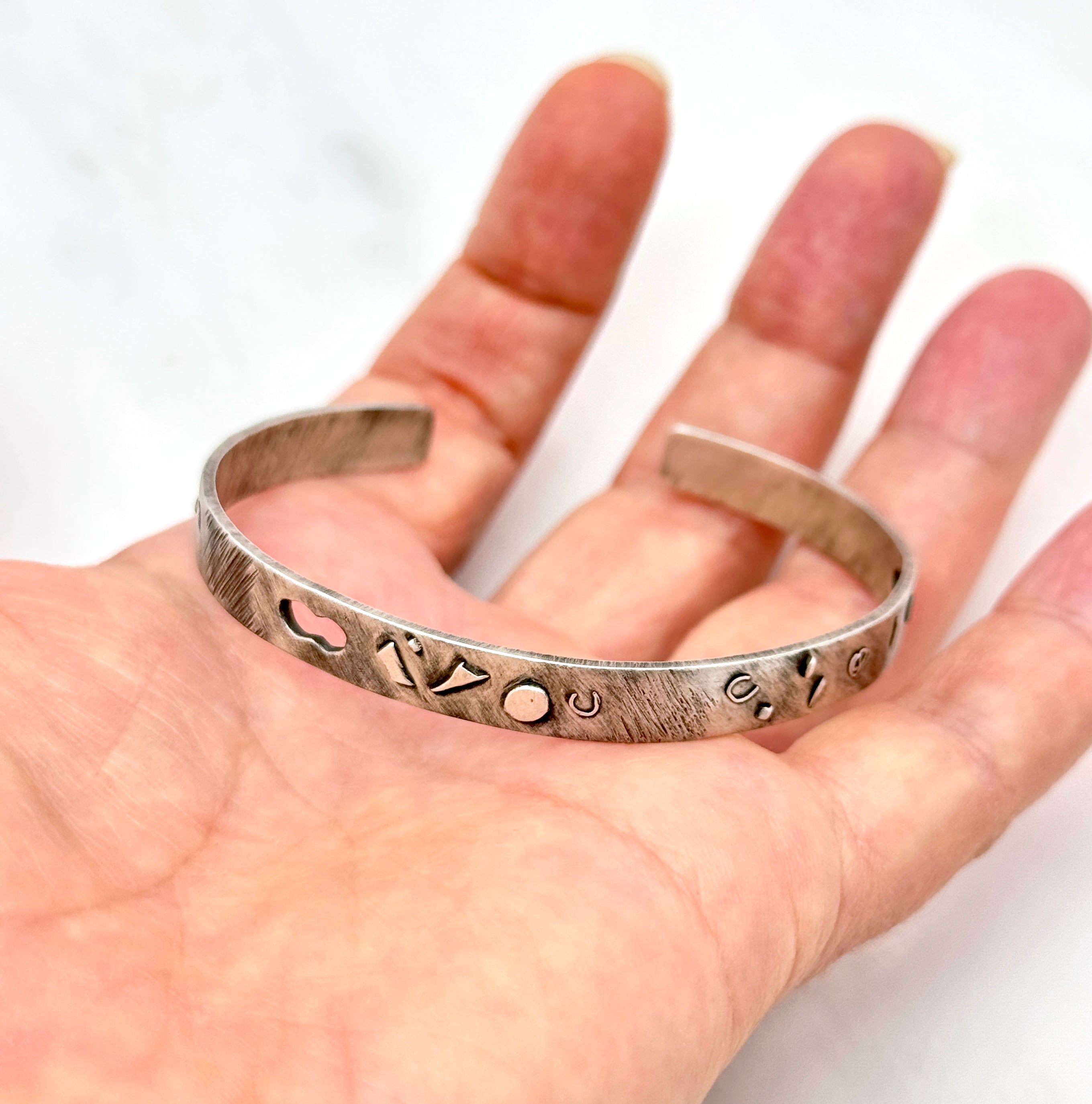 Sterling Silver Sculptural Cuff