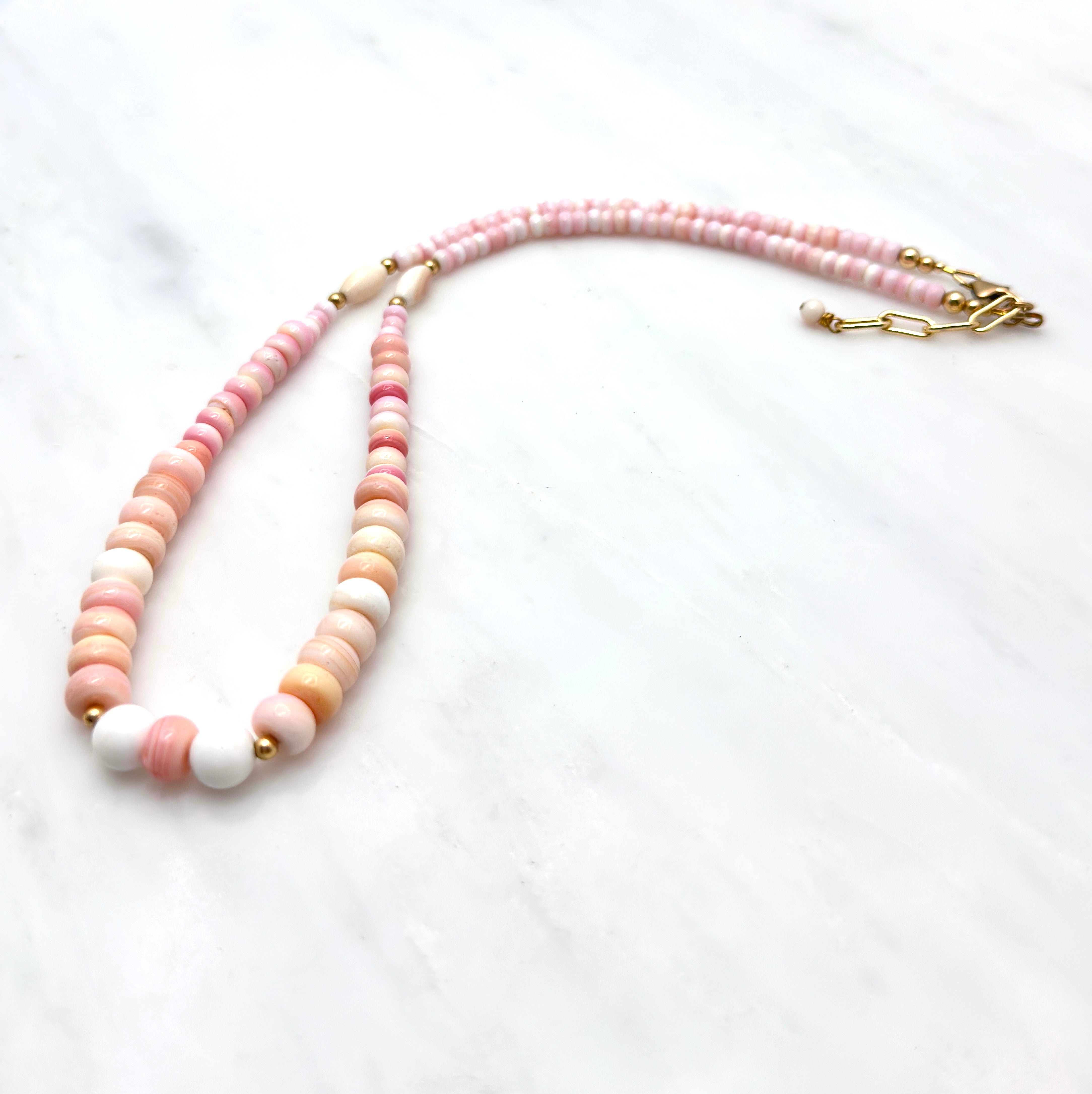 Pink Conch Shell 14Kt Gold-Filled Necklace