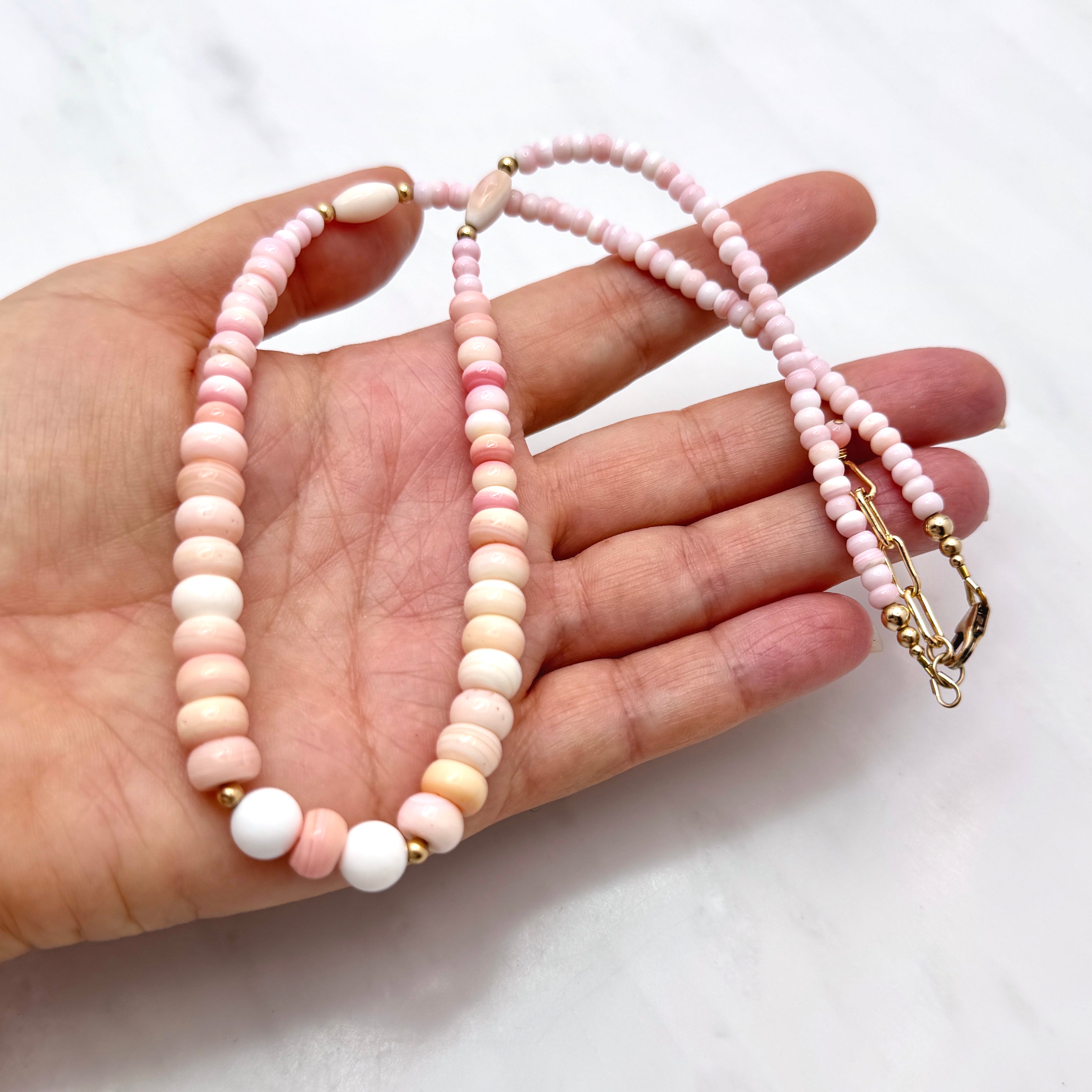 Pink Conch Shell 14Kt Gold-Filled Necklace