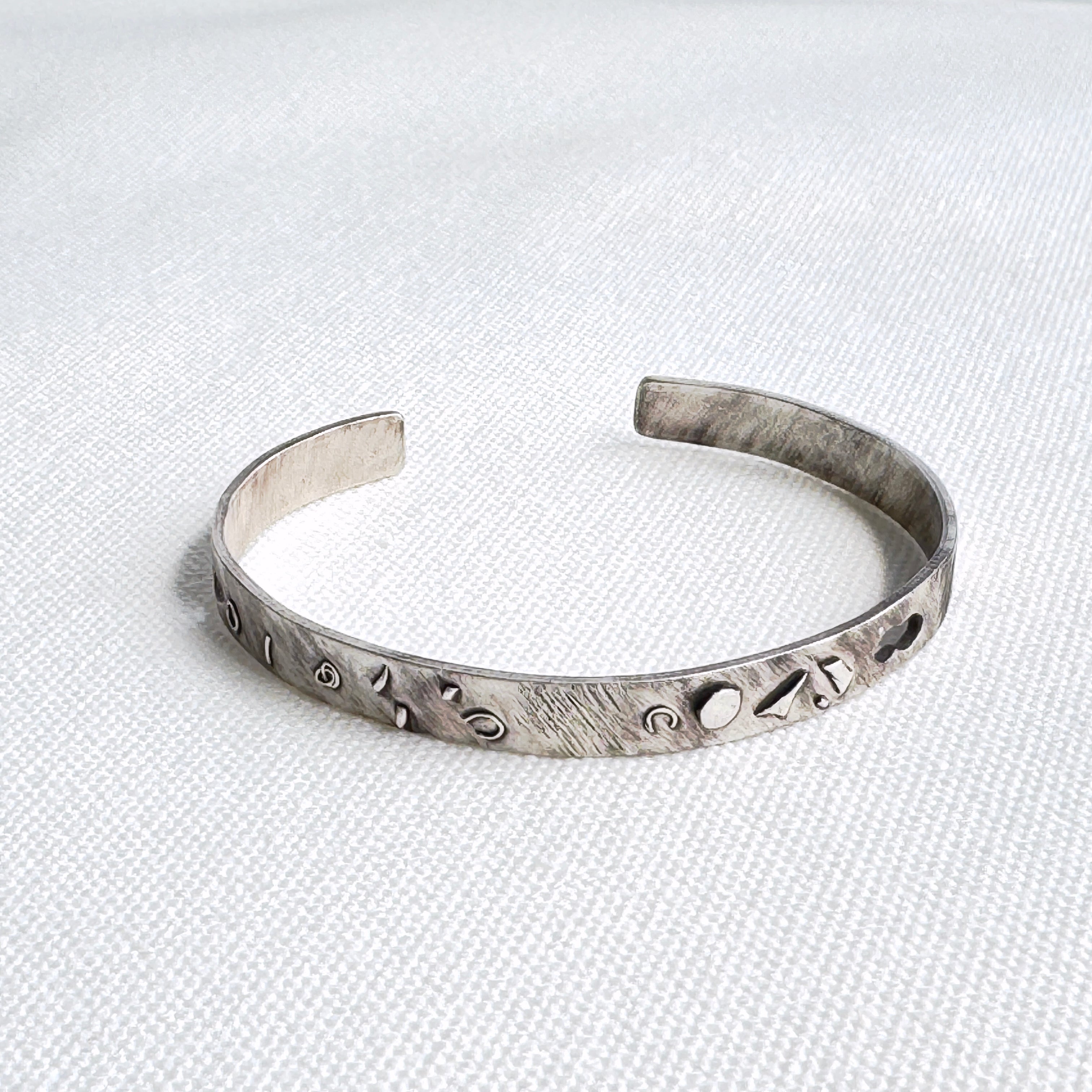Sterling Silver Sculptural Cuff