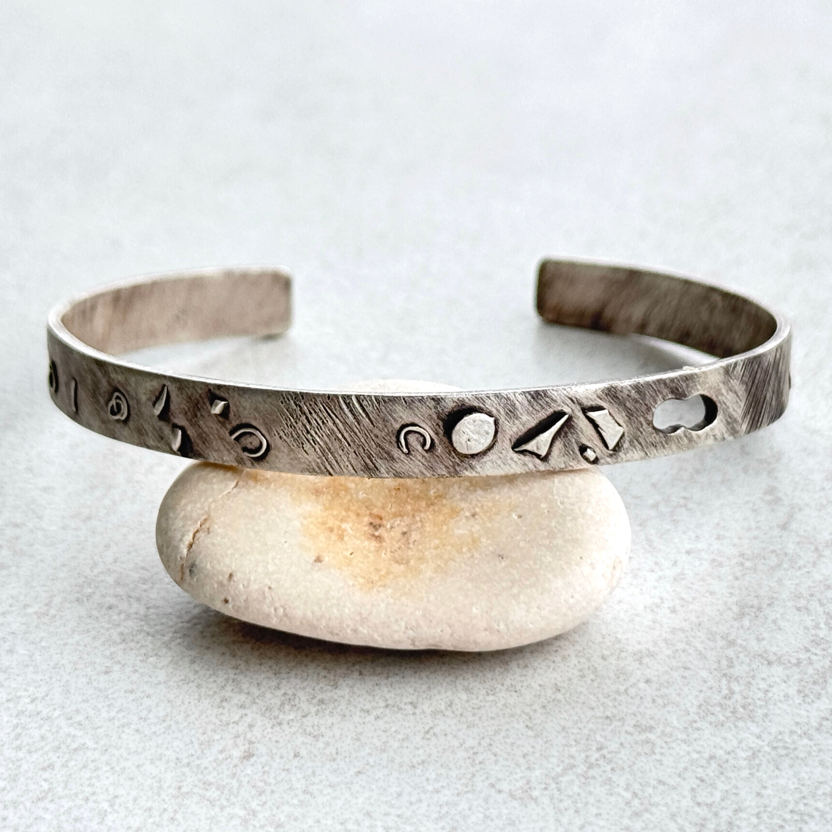 Sterling Silver Sculptural Cuff