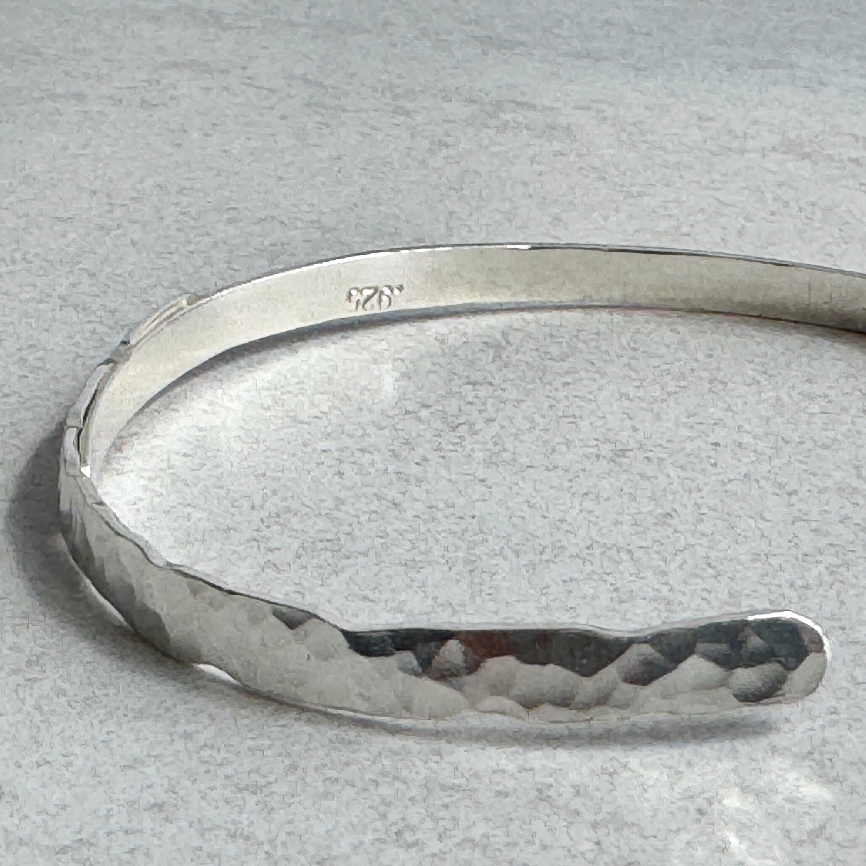 Sterling Silver Textured Stacking Cuff