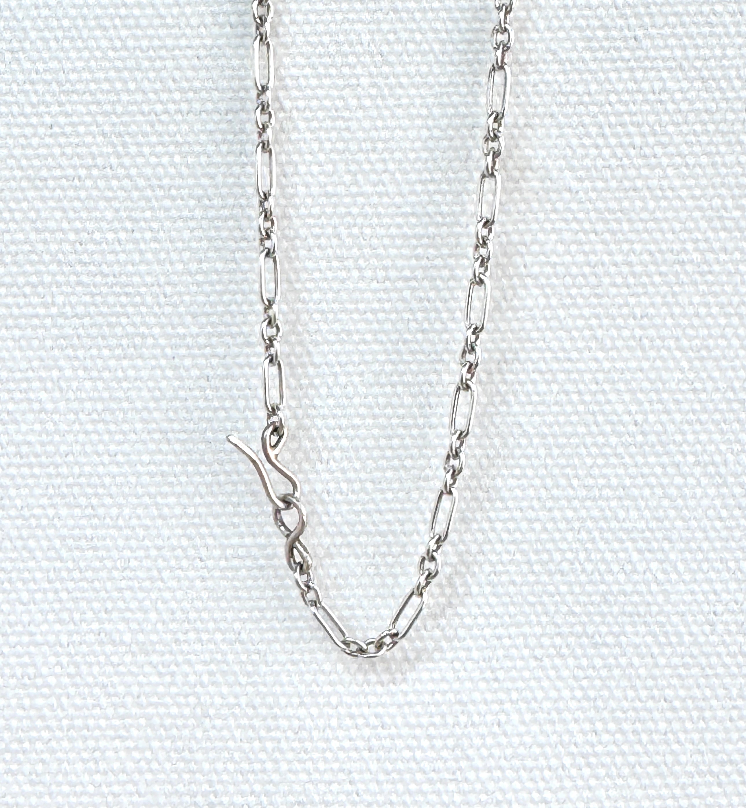 Long Sterling Silver Paperclip Necklace