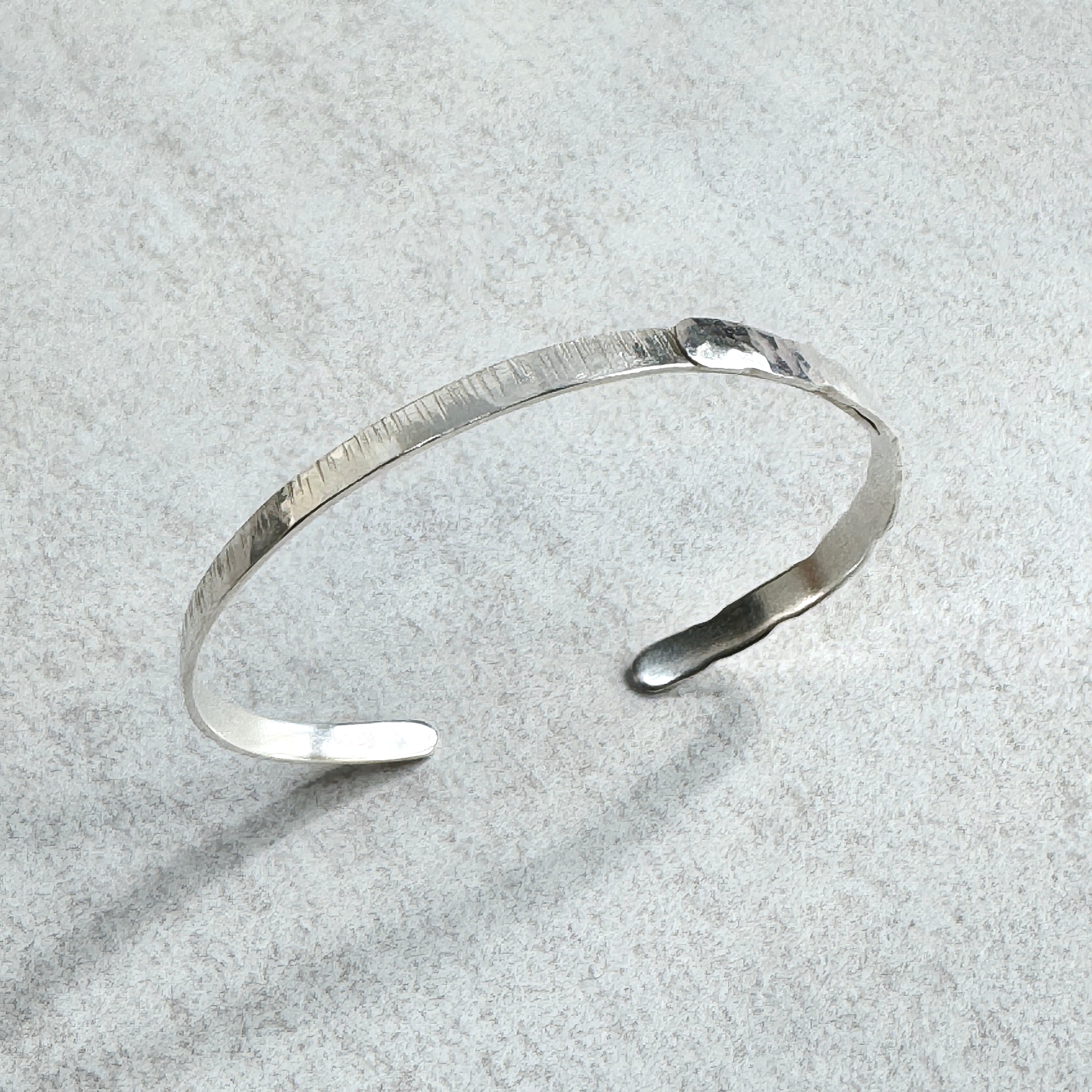 Sterling Silver Textured Stacking Cuff