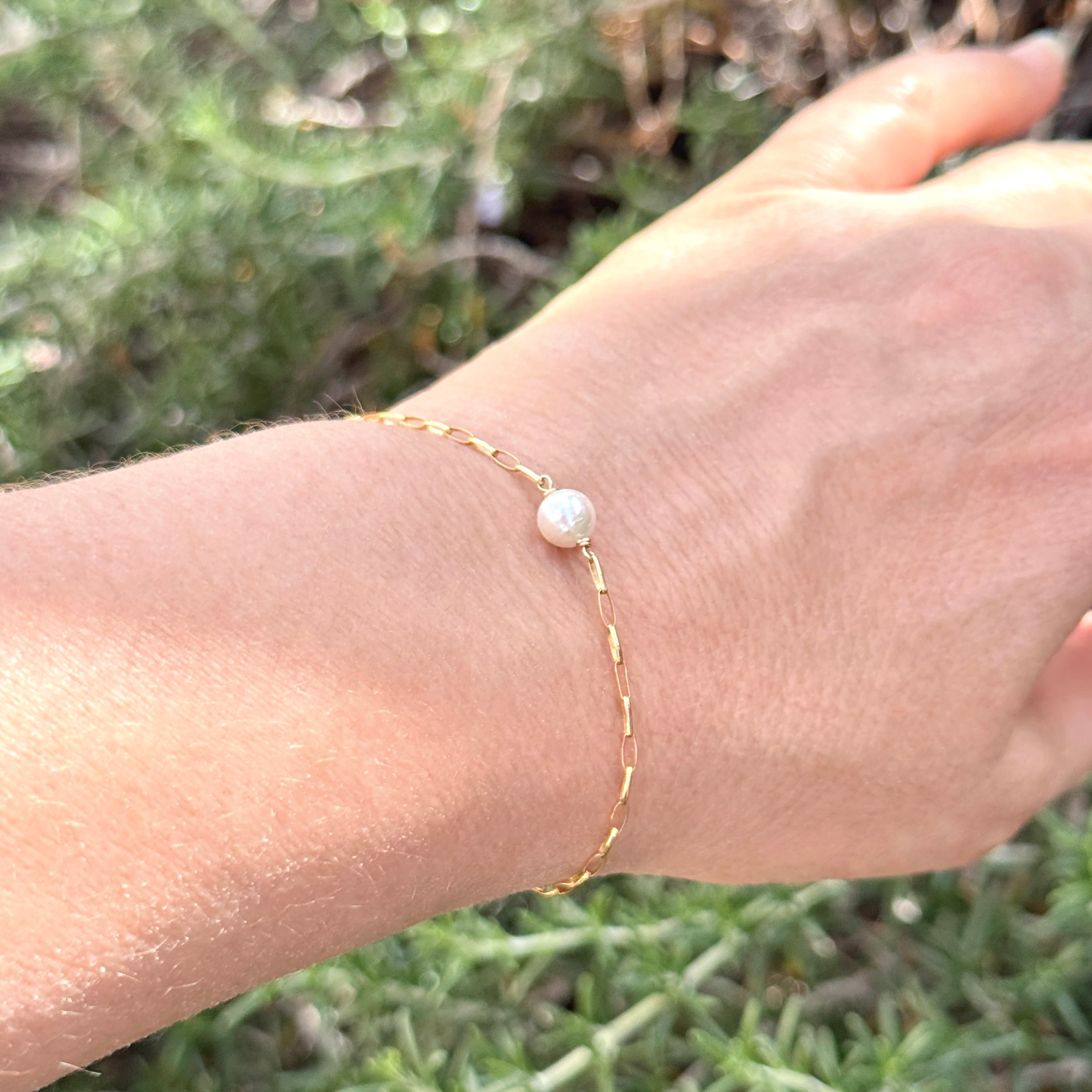 Akoya Pearl Bracelet in 14Kt Gold-Filled