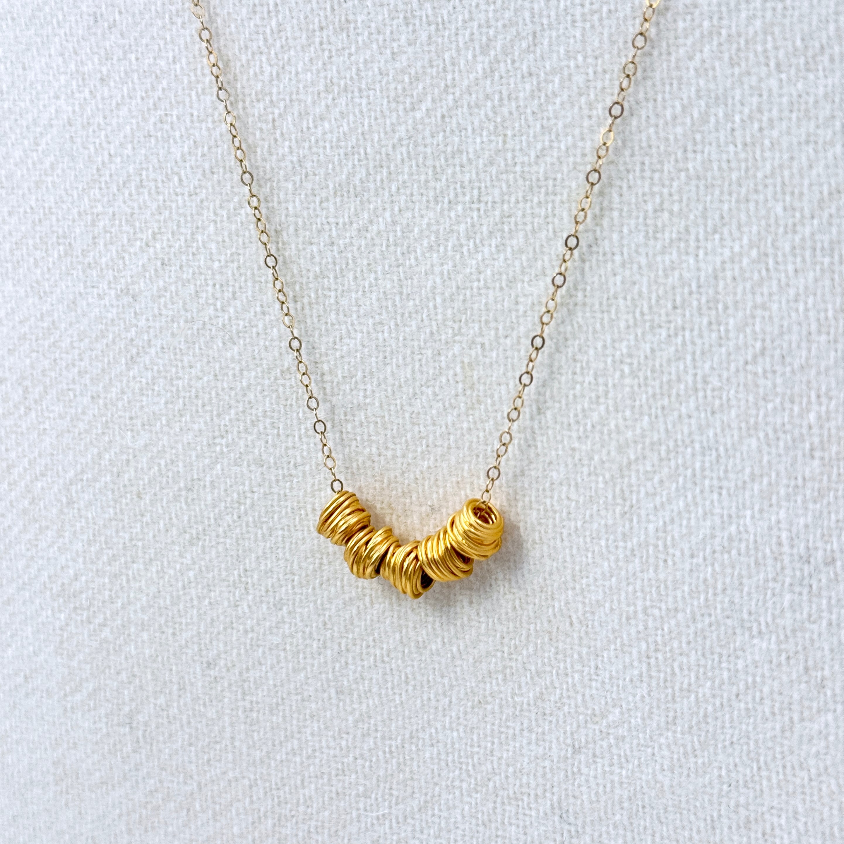 Gold-Filled & Vermeil Bead Necklace