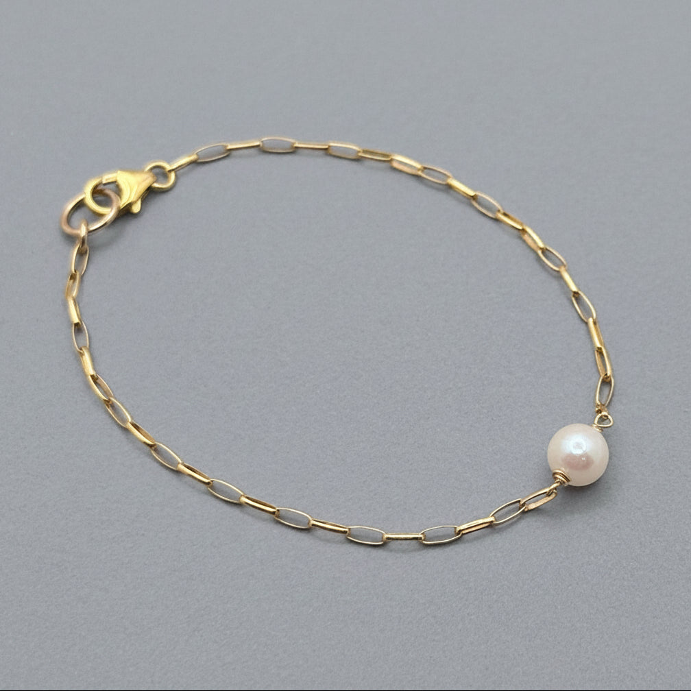 Akoya Pearl Bracelet in 14Kt Gold-Filled