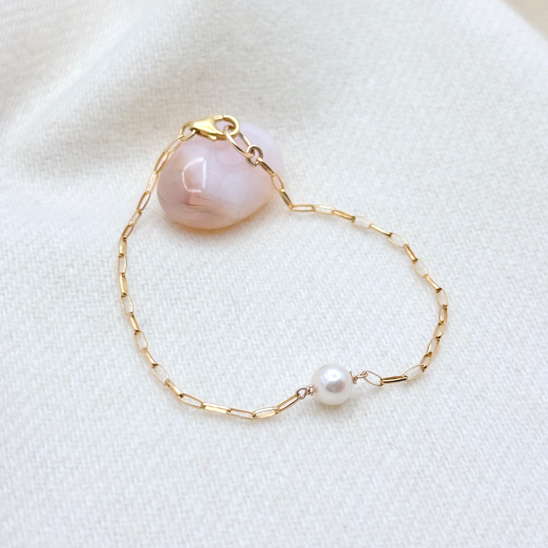 Akoya Pearl Bracelet in 14Kt Gold-Filled