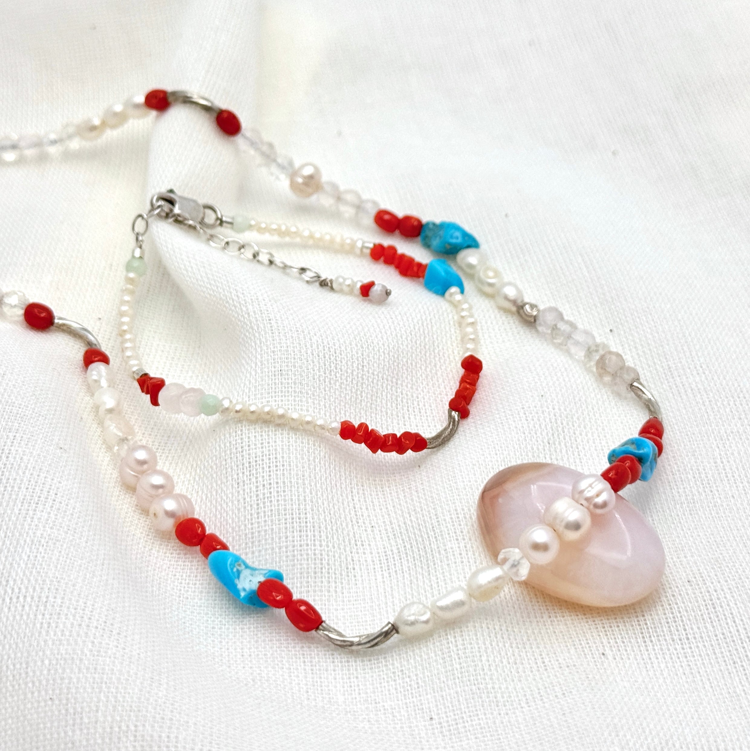Campitos Turquoise & Sterling Silver Necklace