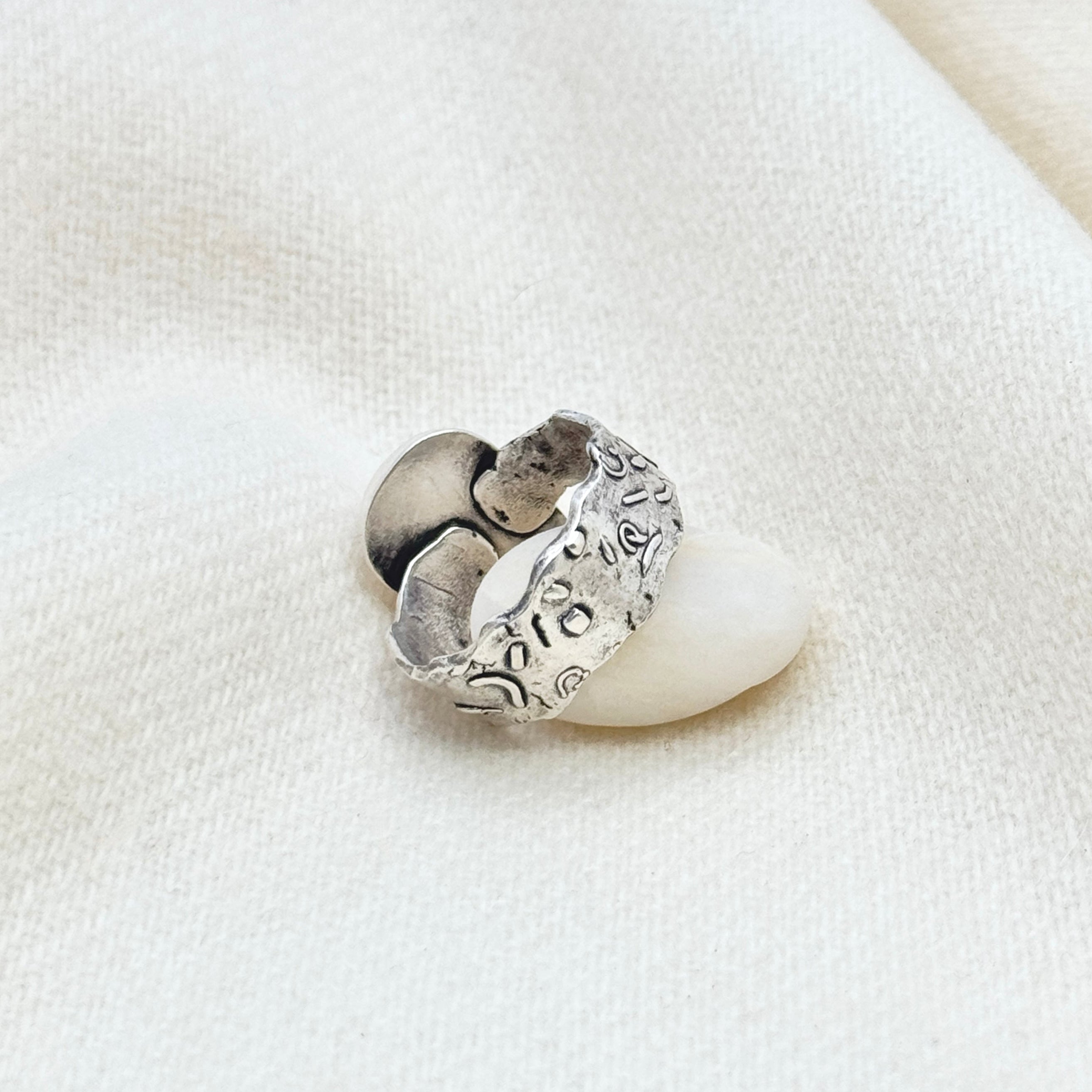 Mexican Cantera Opal Sterling Silver Ring