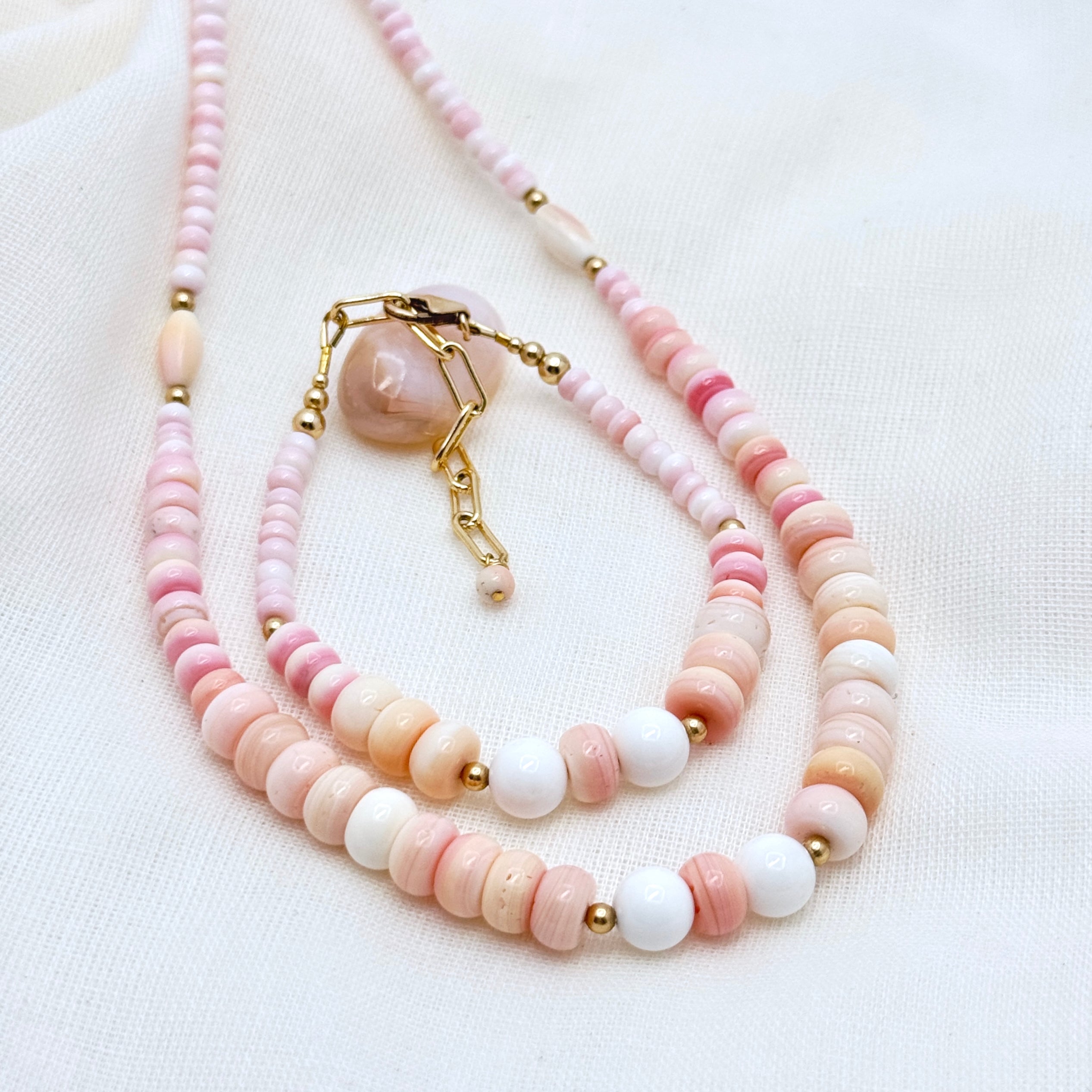 Pink Conch Shell 14Kt Gold-Filled Bracelet