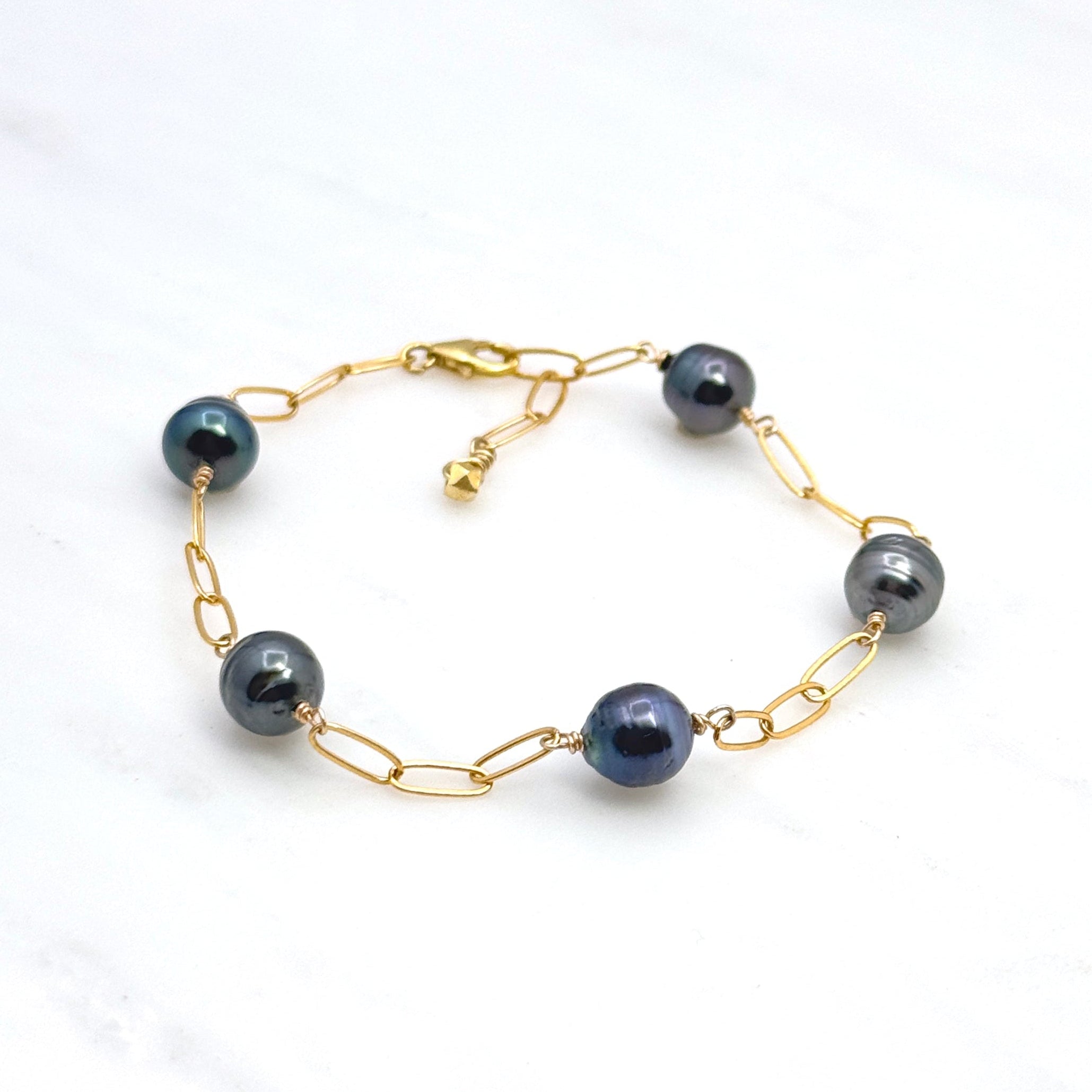 Tahitian Pearl 14Kt Gold-Filled Bracelet