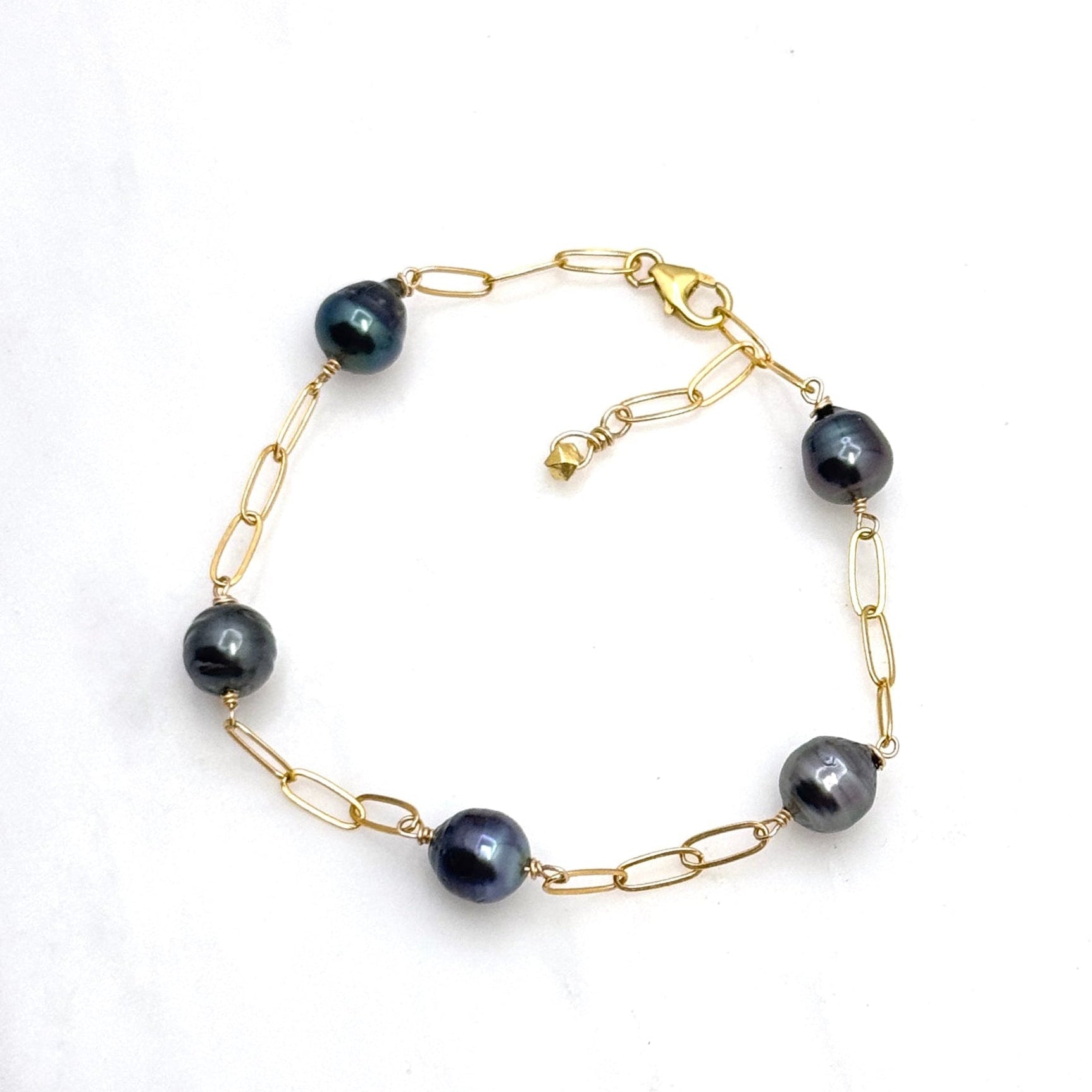 Tahitian Pearl 14Kt Gold-Filled Bracelet