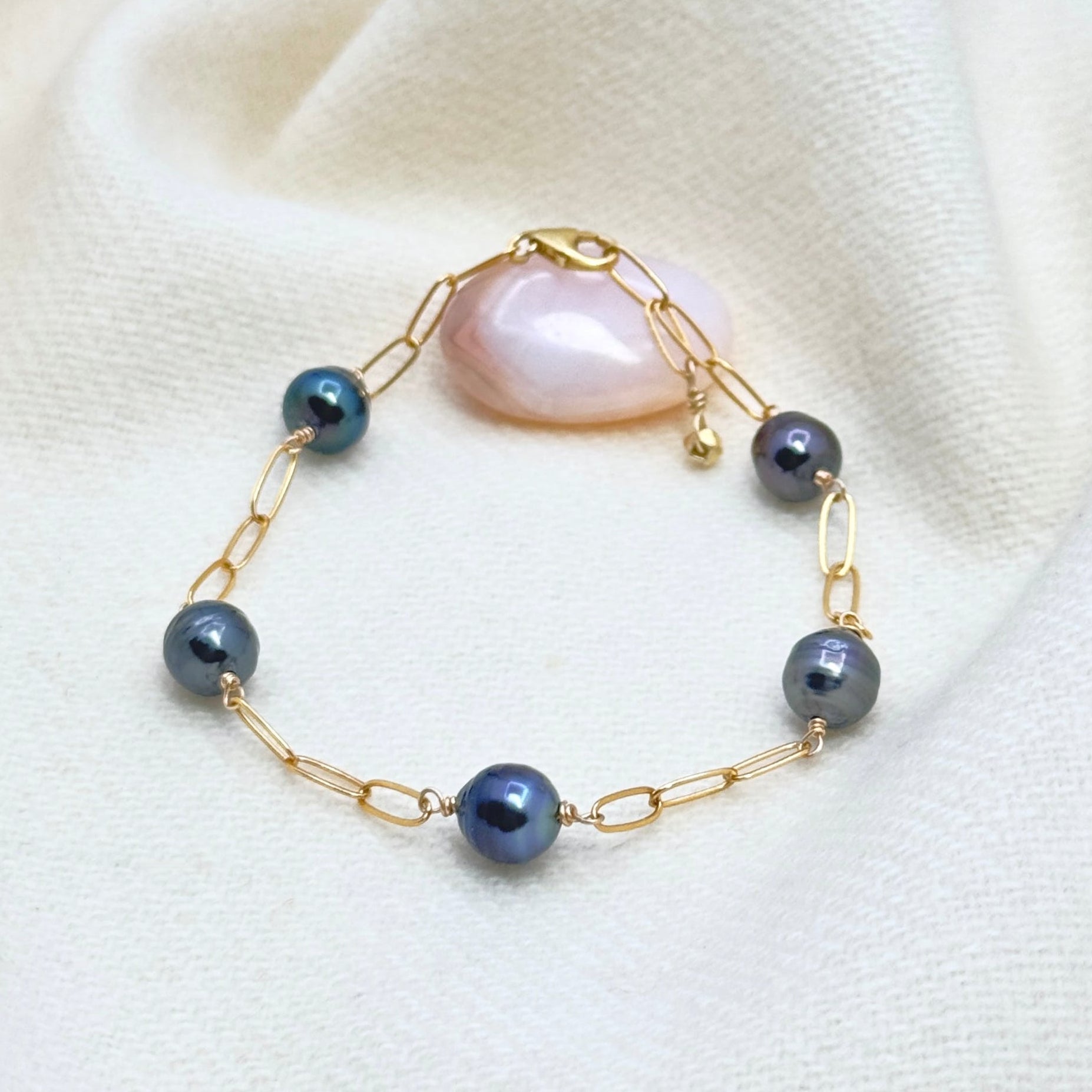 Tahitian Pearl 14Kt Gold-Filled Bracelet