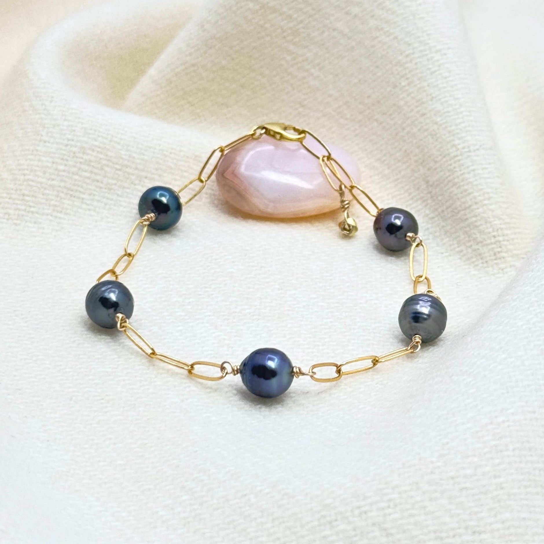 Tahitian Pearl 14Kt Gold-Filled Bracelet