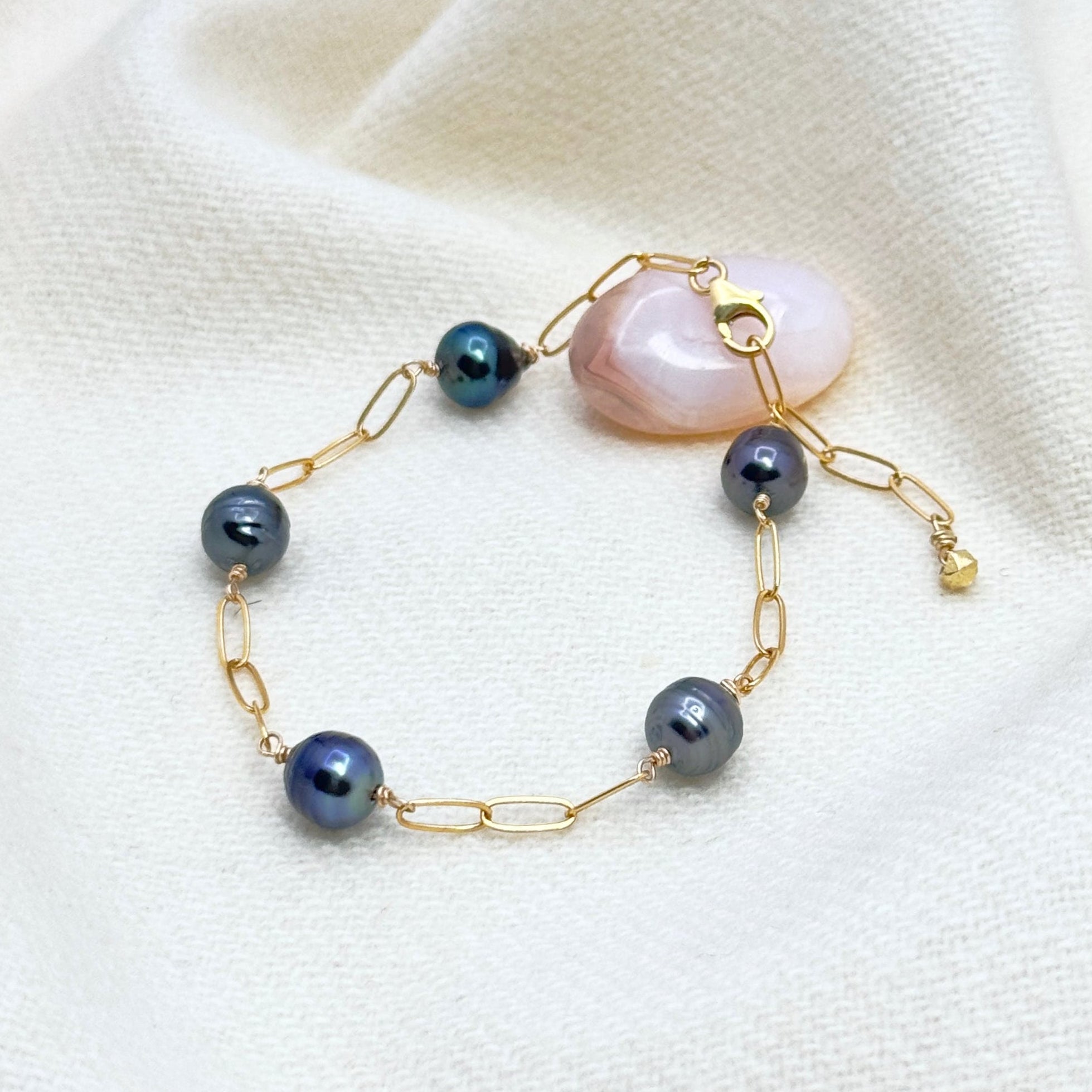 Tahitian Pearl 14Kt Gold-Filled Bracelet