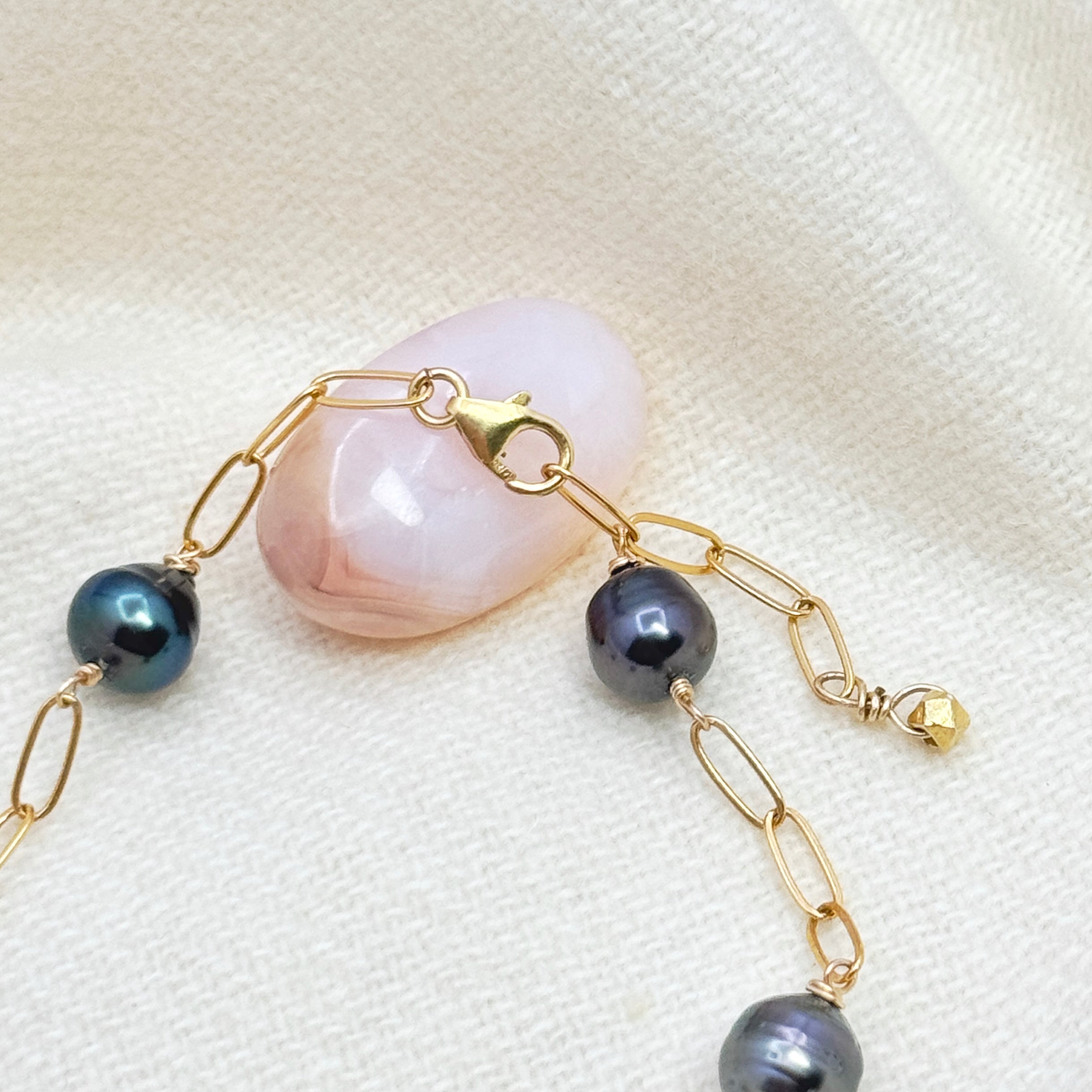 Tahitian Pearl 14Kt Gold-Filled Bracelet