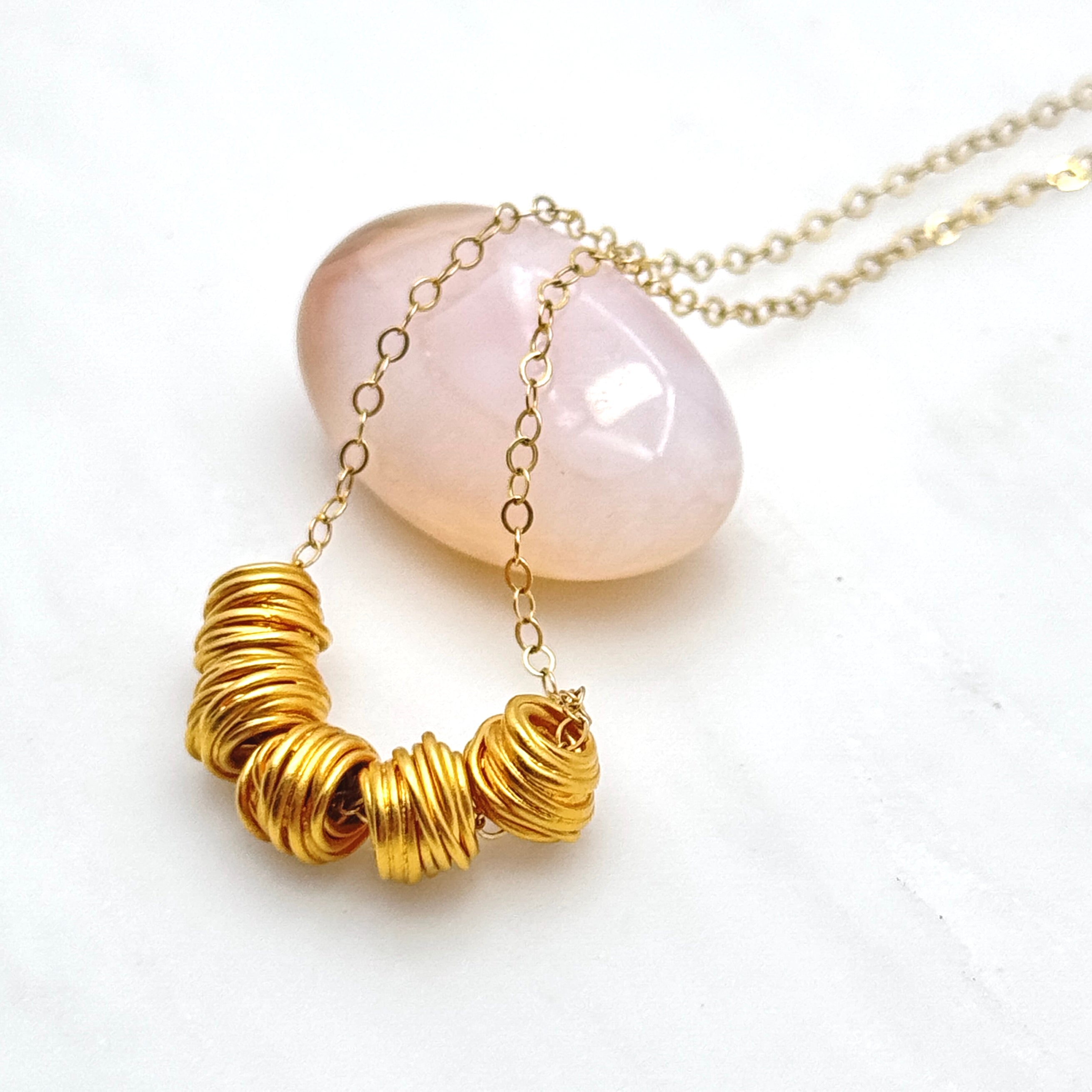 Gold-Filled & Vermeil Bead Necklace