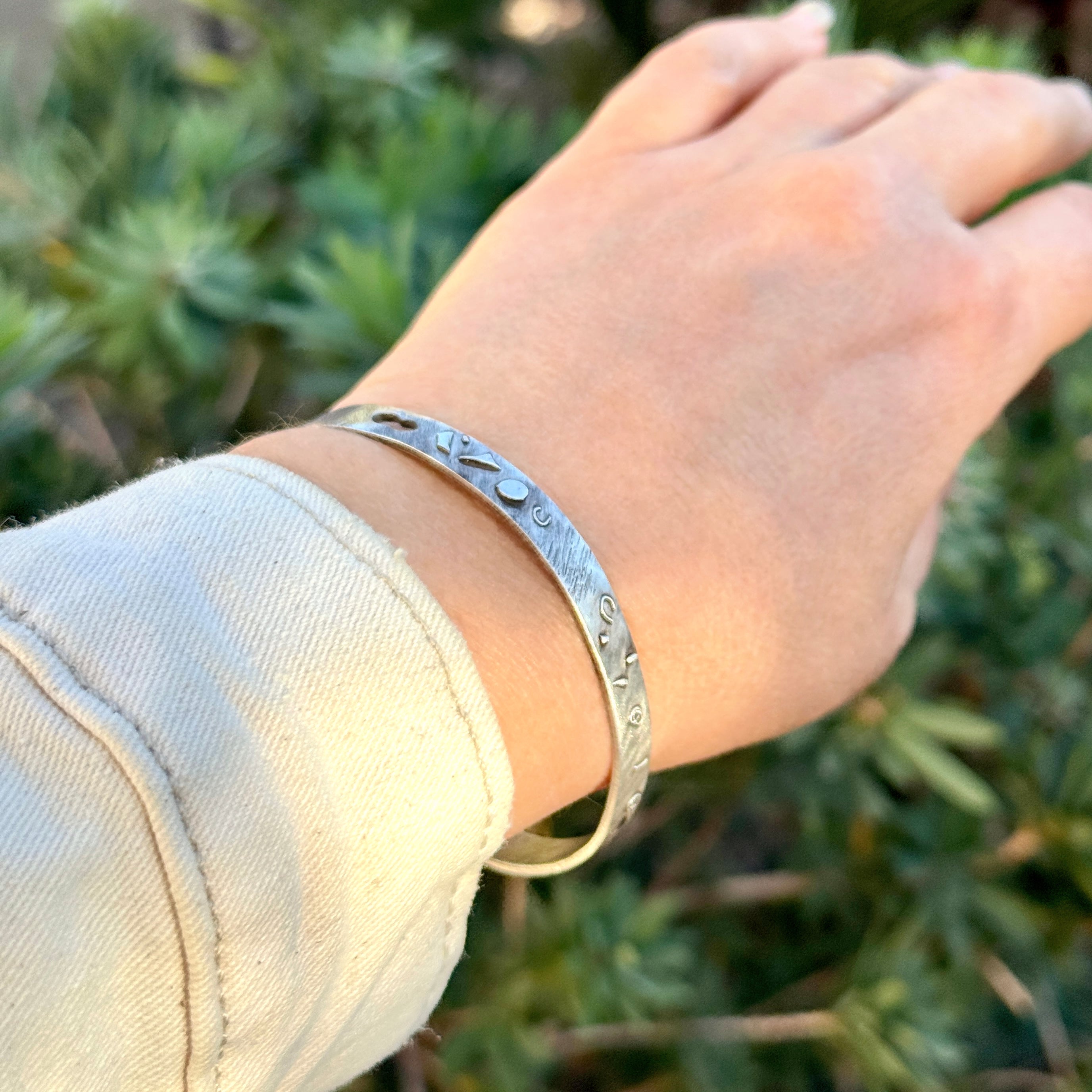 Sterling Silver Sculptural Cuff