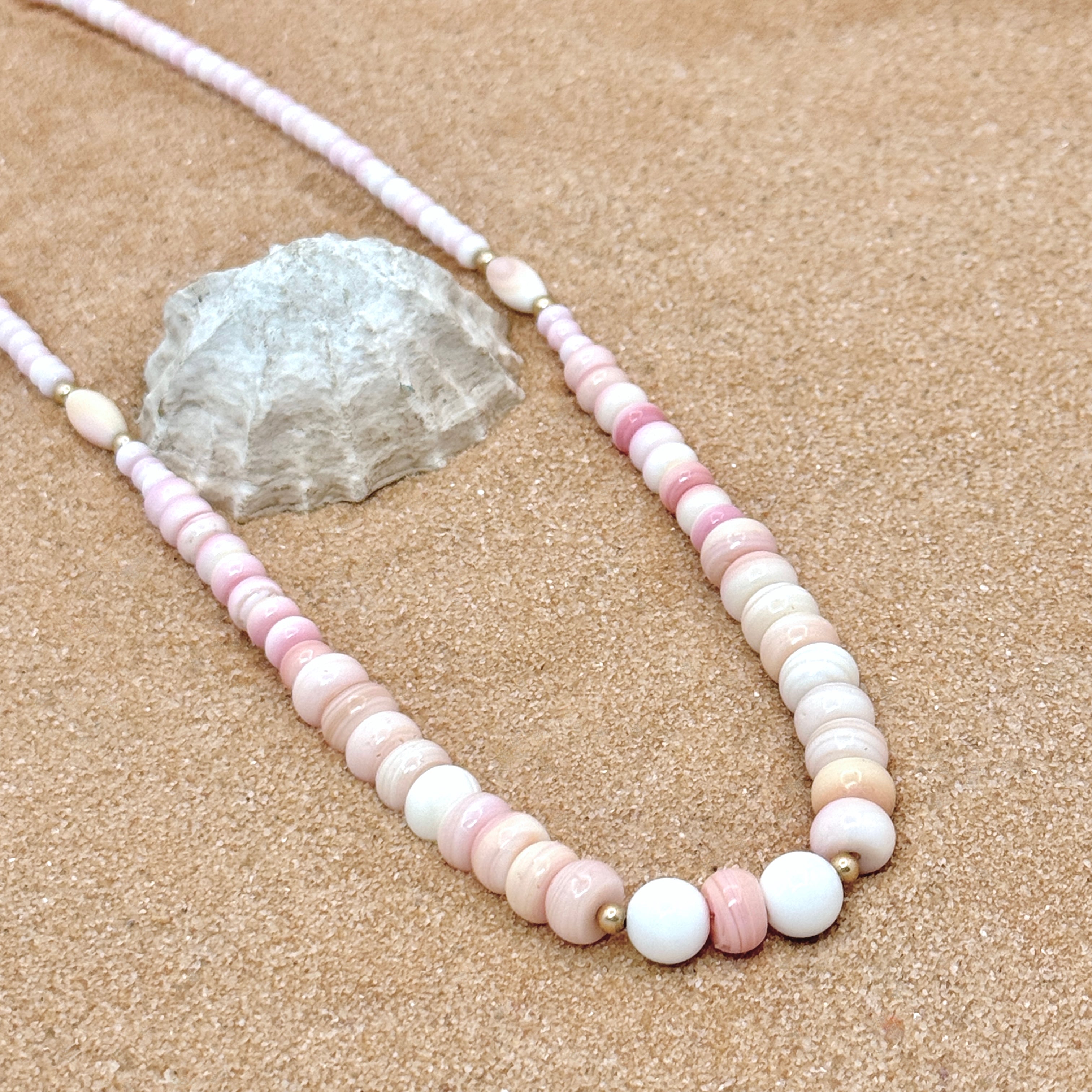 Pink Conch Shell 14Kt Gold-Filled Necklace