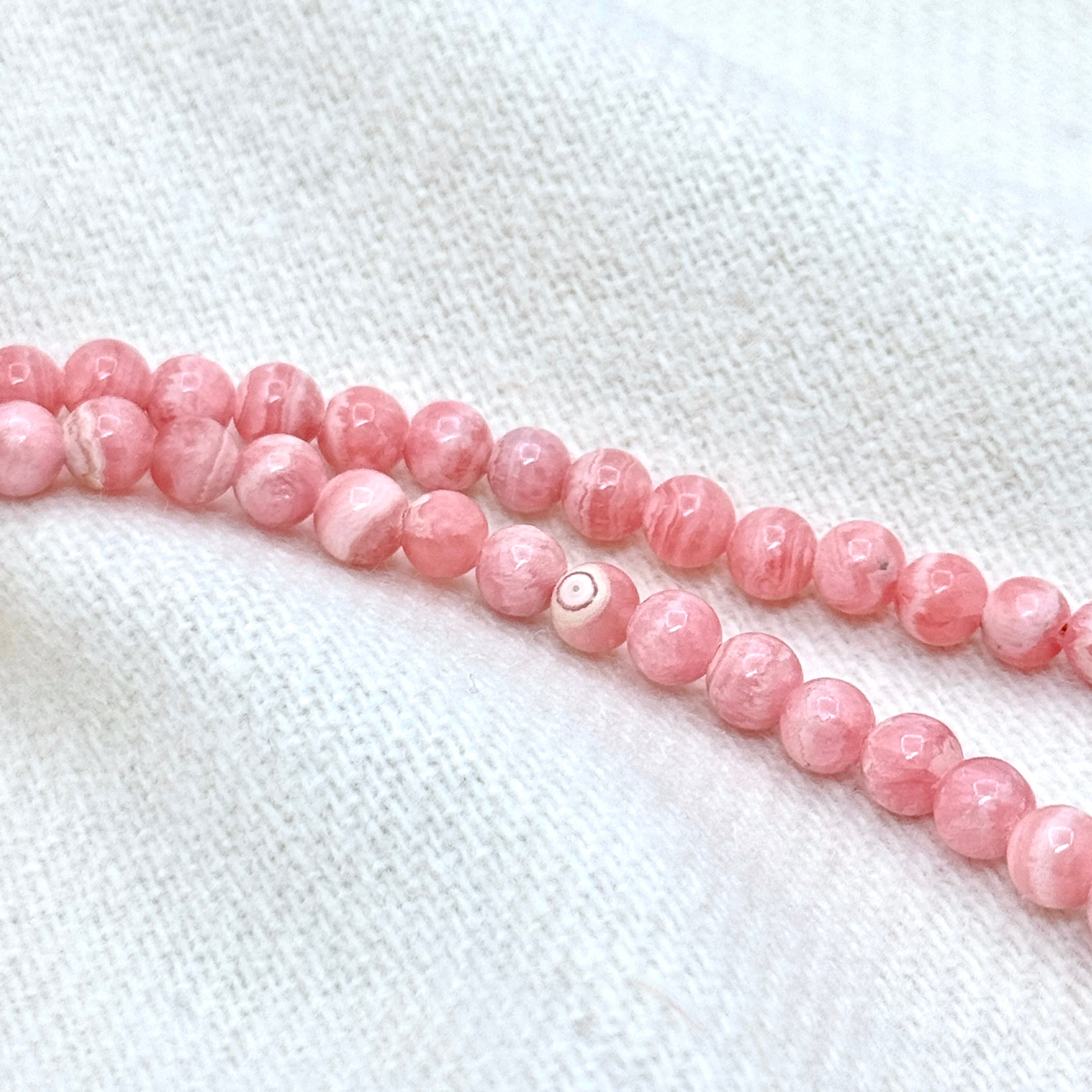 Rhodochrosite Pendant Gold-Filled Necklace