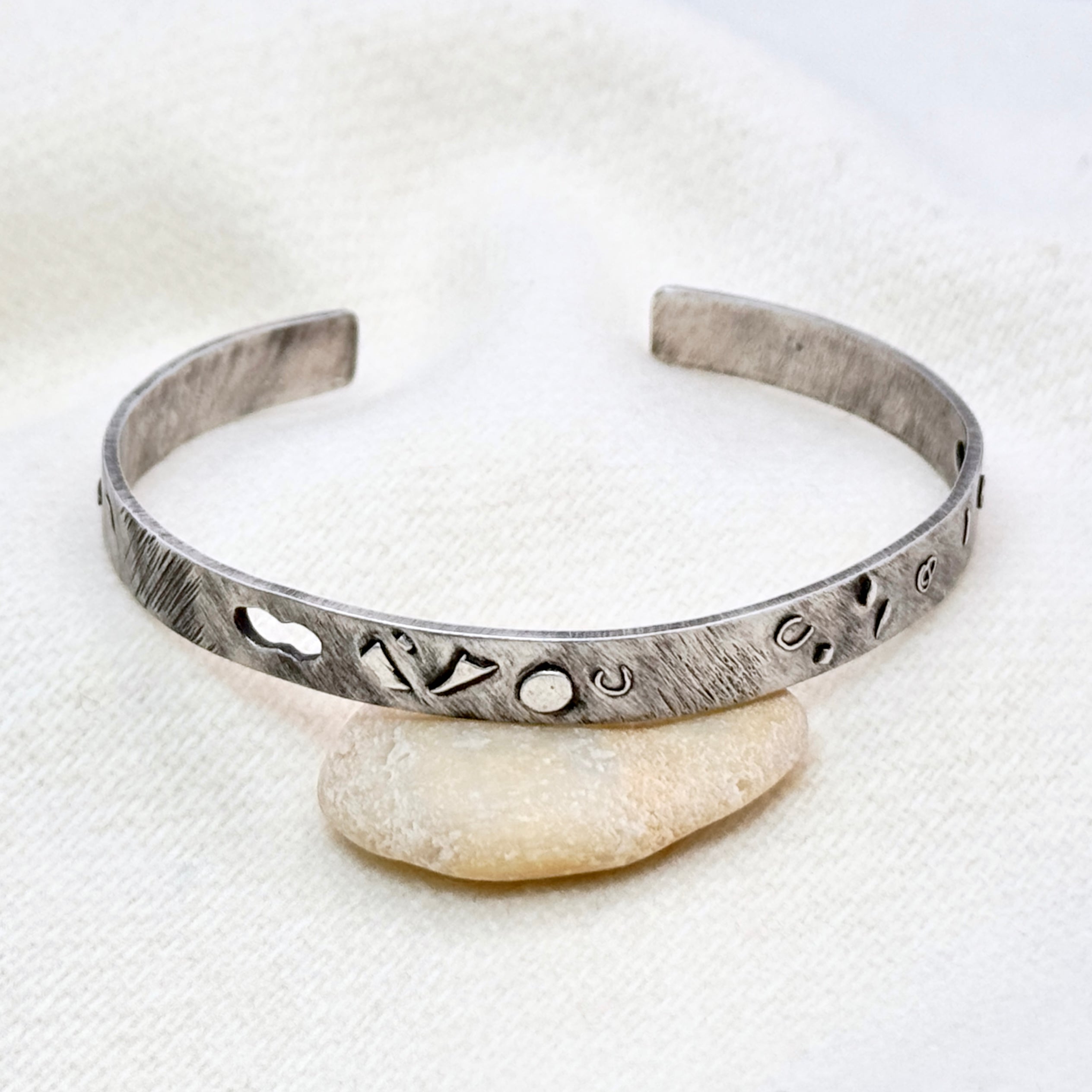 Sterling Silver Sculptural Cuff