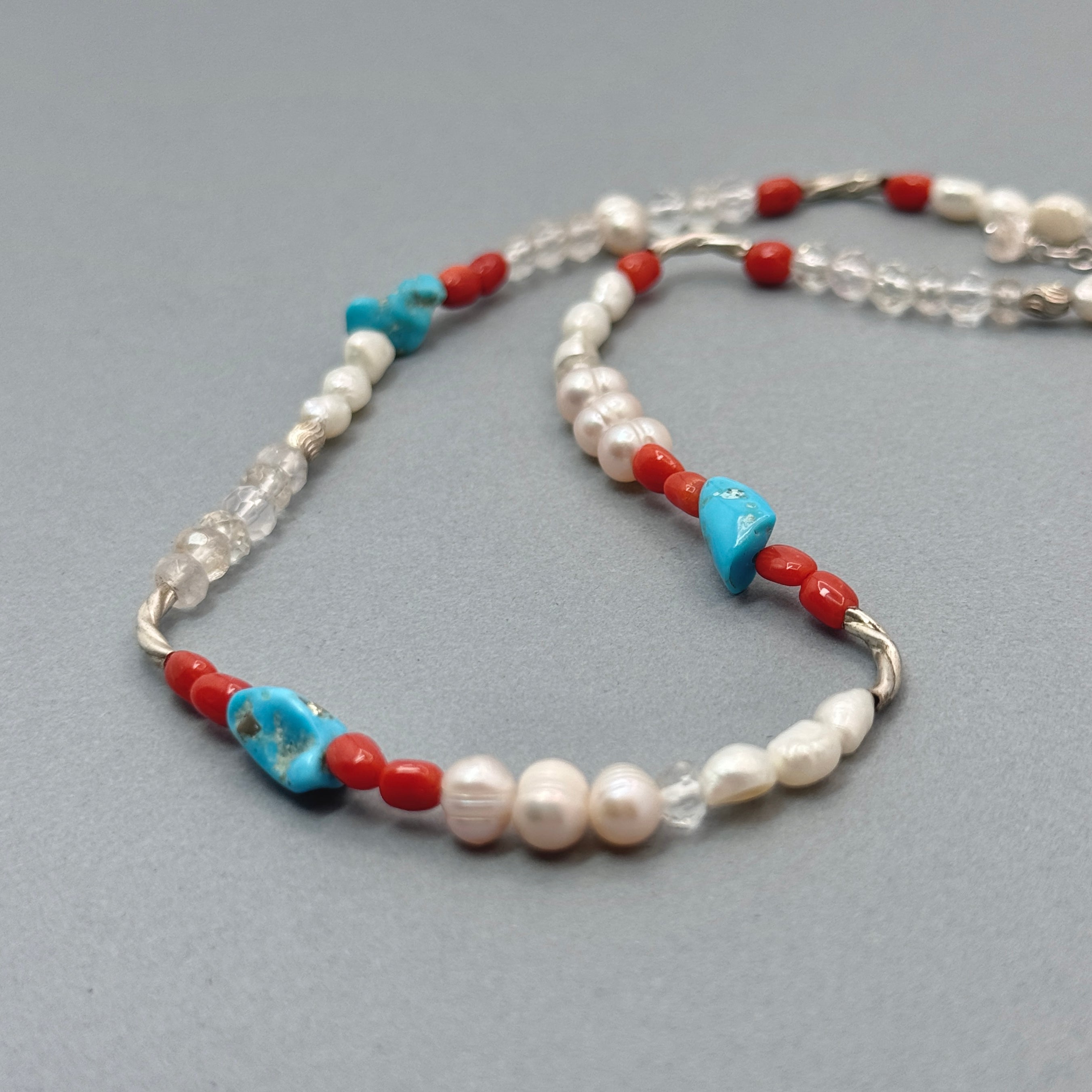 Campitos Turquoise & Sterling Silver Necklace