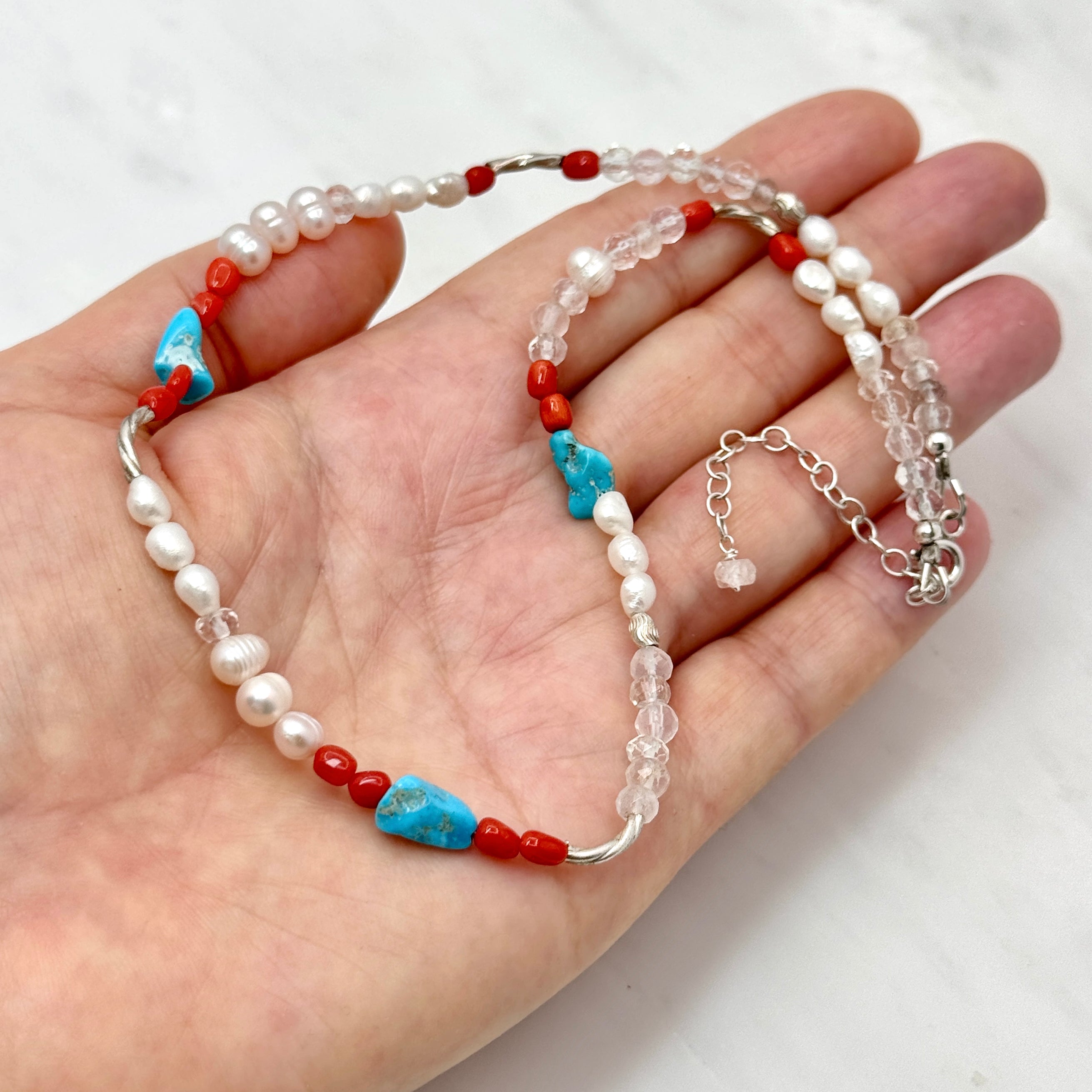 Campitos Turquoise & Sterling Silver Necklace