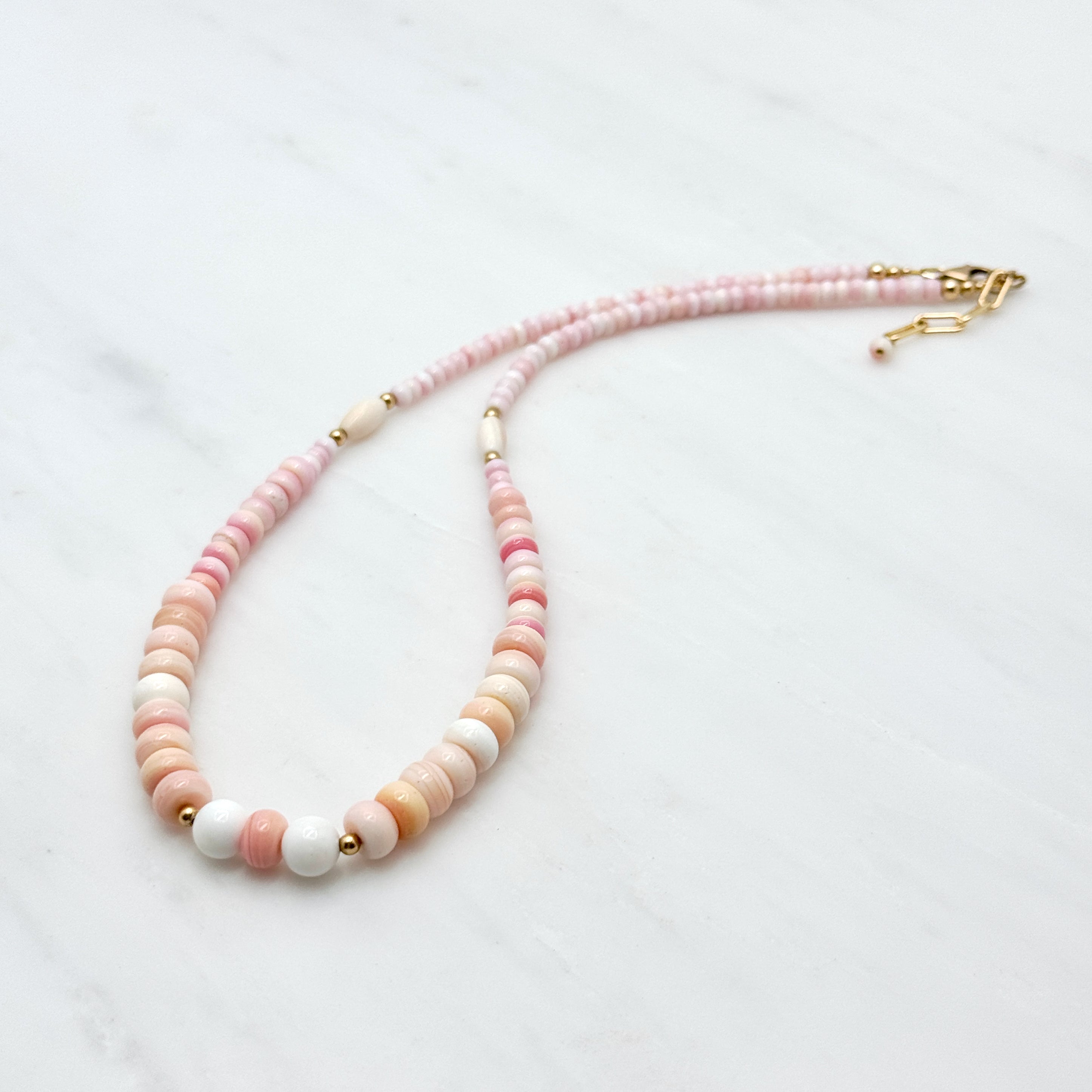 Pink Conch Shell 14Kt Gold-Filled Necklace