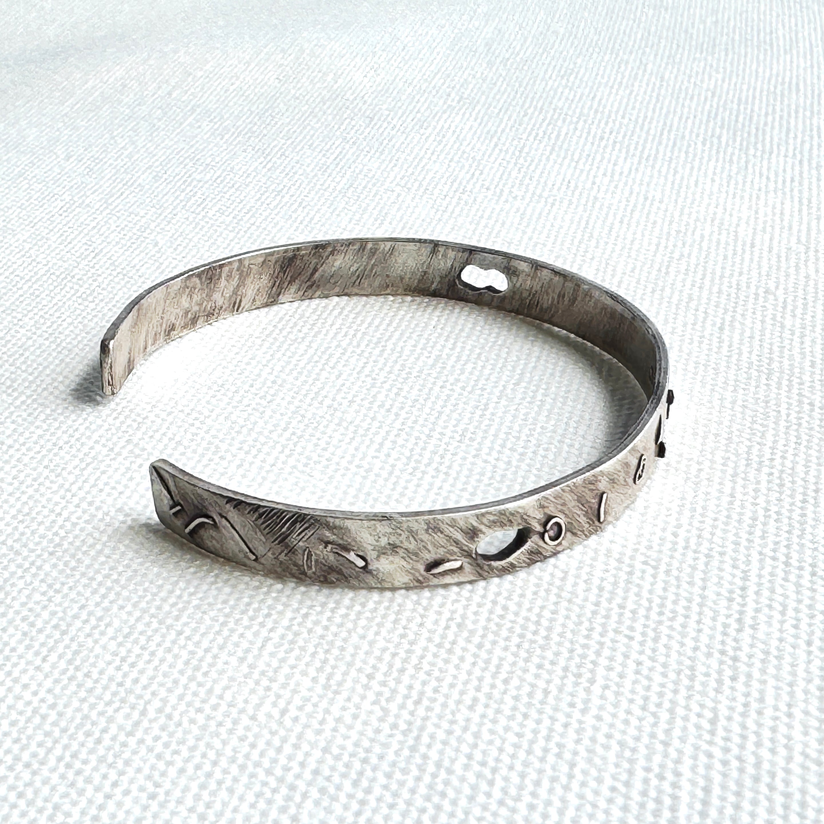Sterling Silver Sculptural Cuff