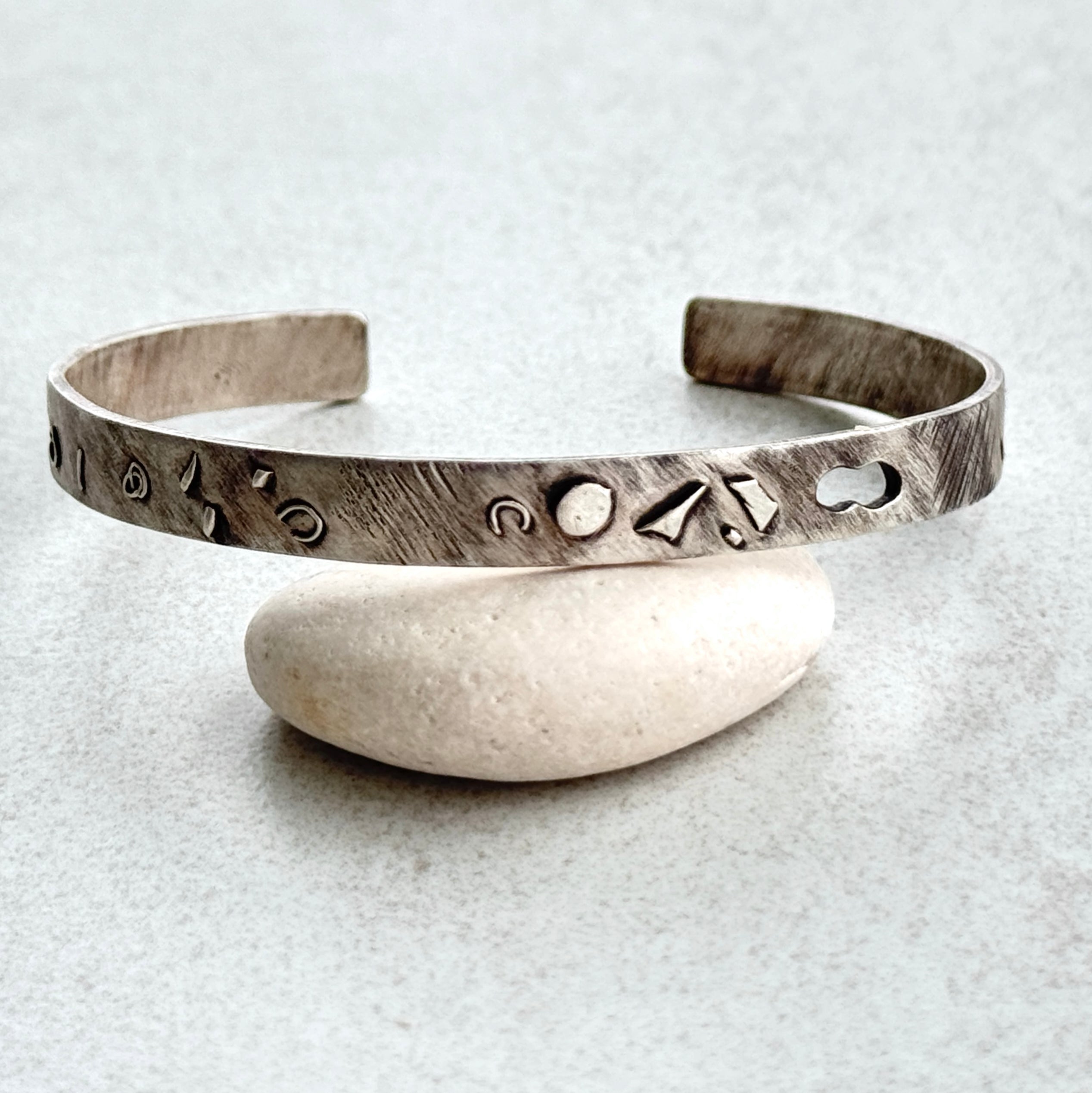 Sterling Silver Sculptural Cuff