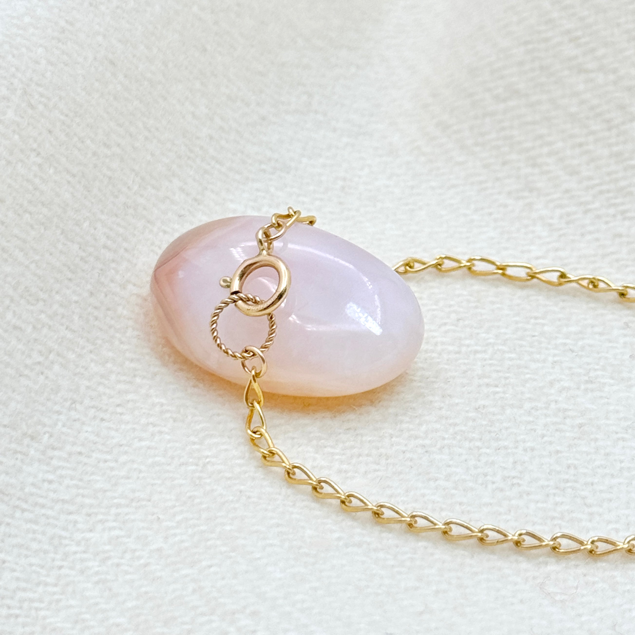 White Baroque Pearl Trio Gold-Filled Necklace