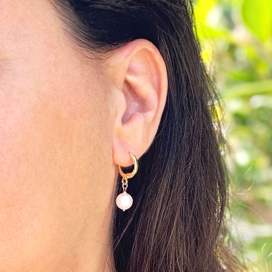 14k Gold-Filled Akoya Pearl Drop Earrings
