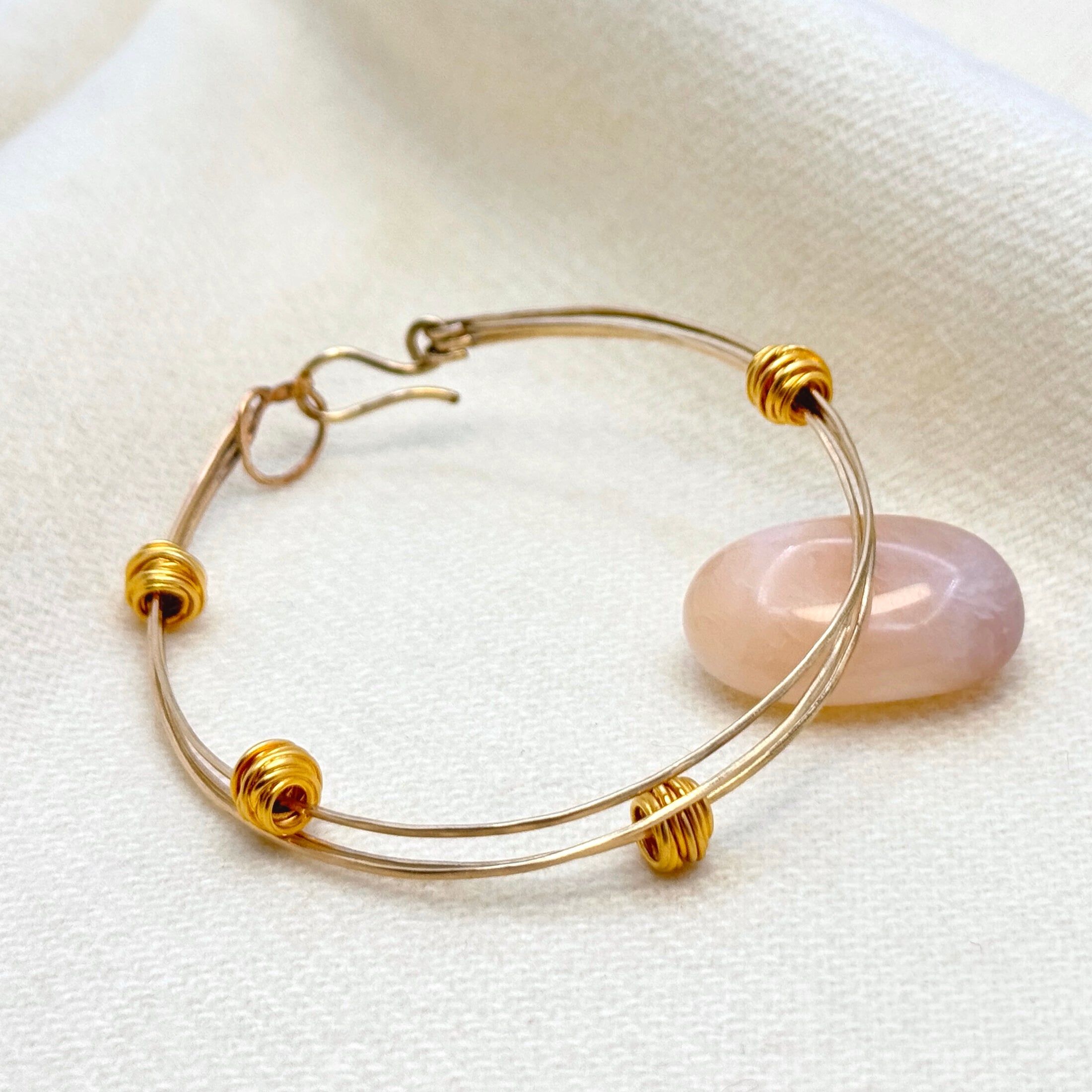 Gold-Filled Kinetic Vermeil Bead Bangle