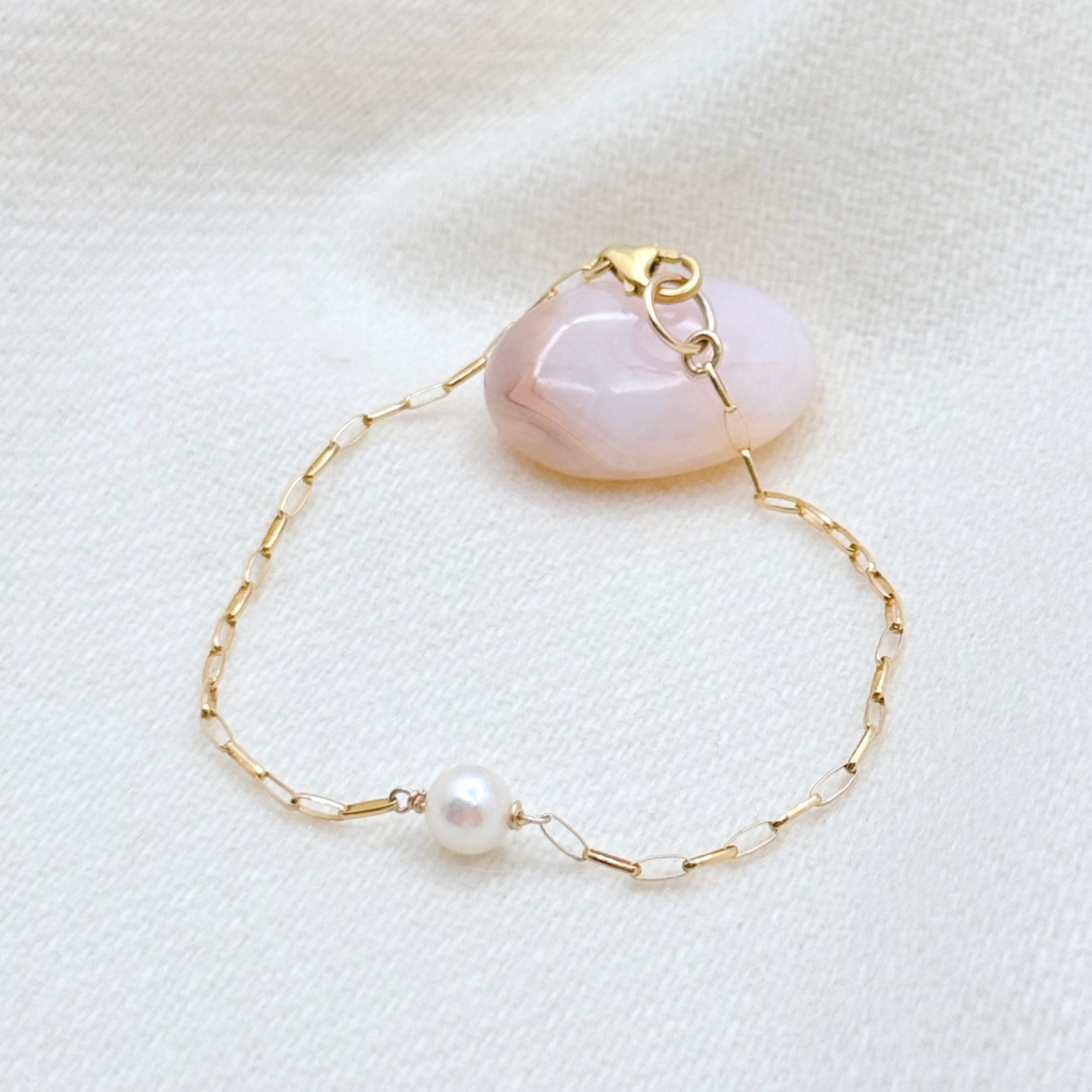 Akoya Pearl Bracelet in 14Kt Gold-Filled