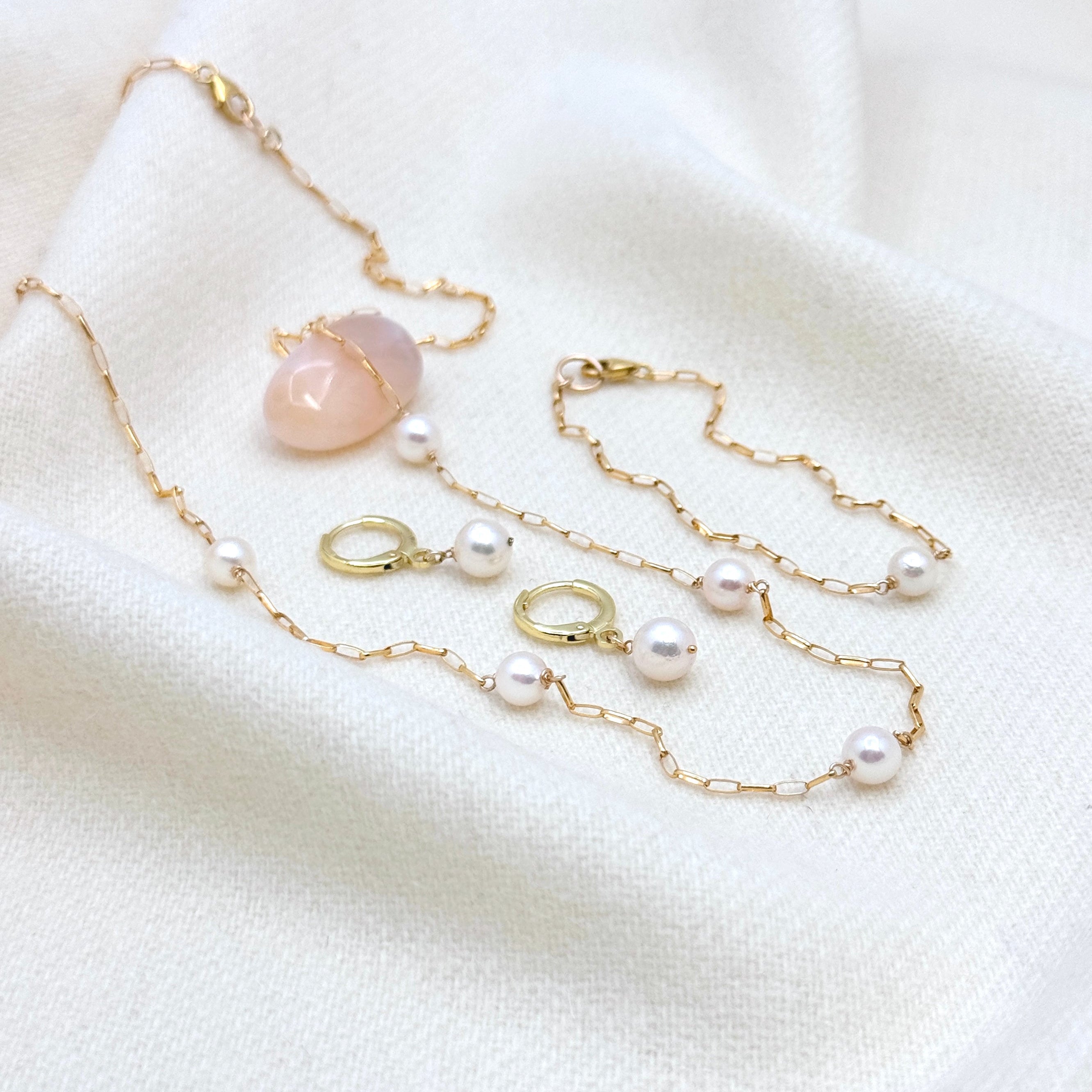 Akoya Pearl Bracelet in 14Kt Gold-Filled