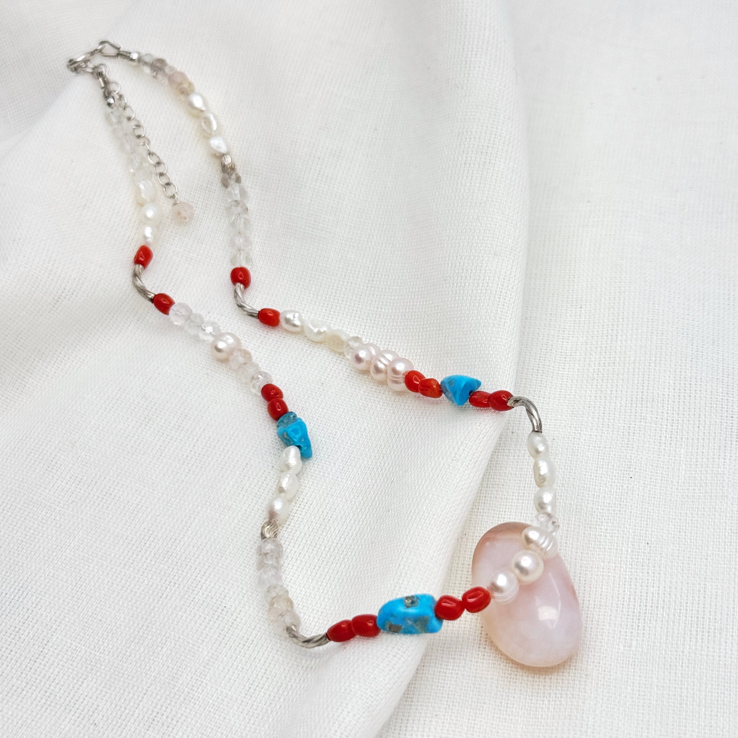 Campitos Turquoise & Sterling Silver Necklace