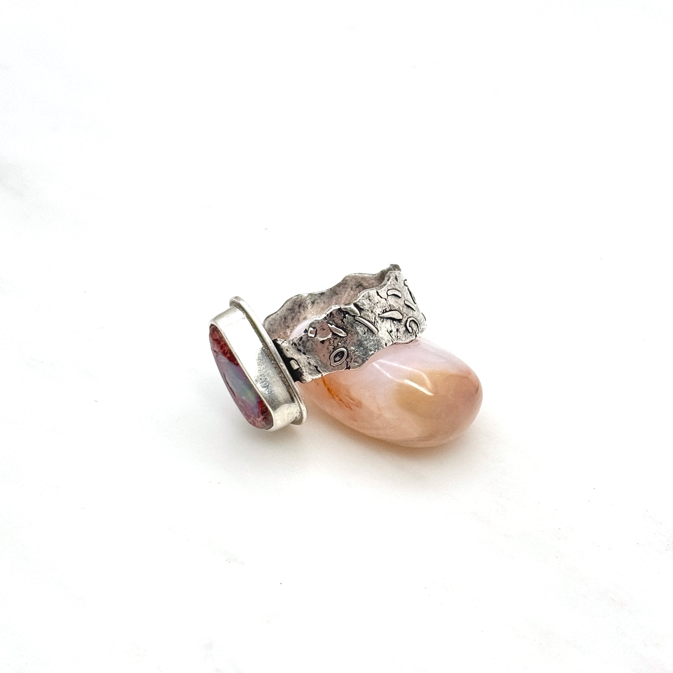 Mexican Cantera Opal Sterling Silver Ring