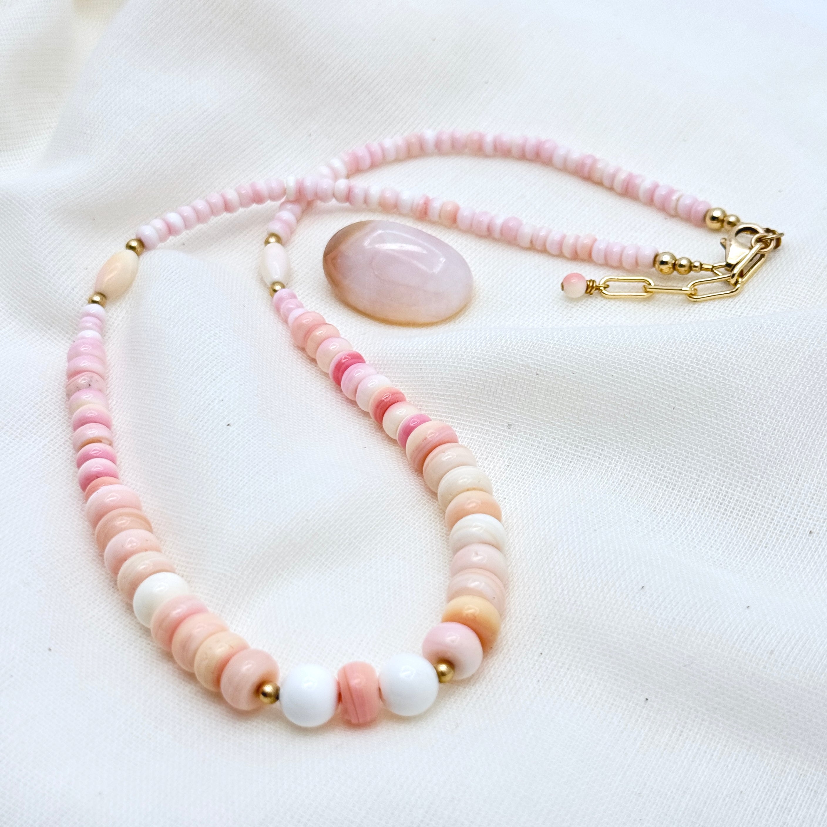 Pink Conch Shell 14Kt Gold-Filled Necklace