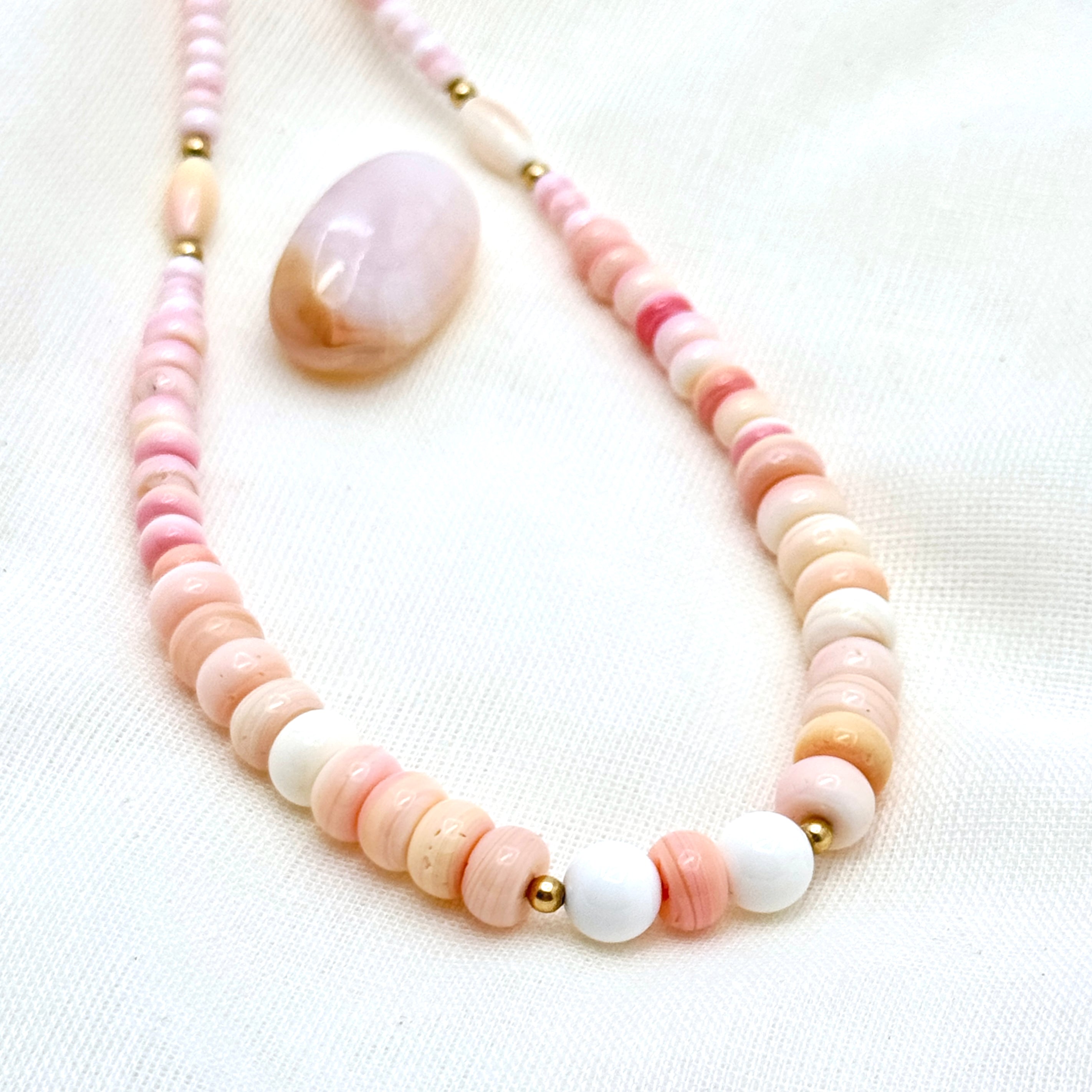 Pink Conch Shell 14Kt Gold-Filled Necklace