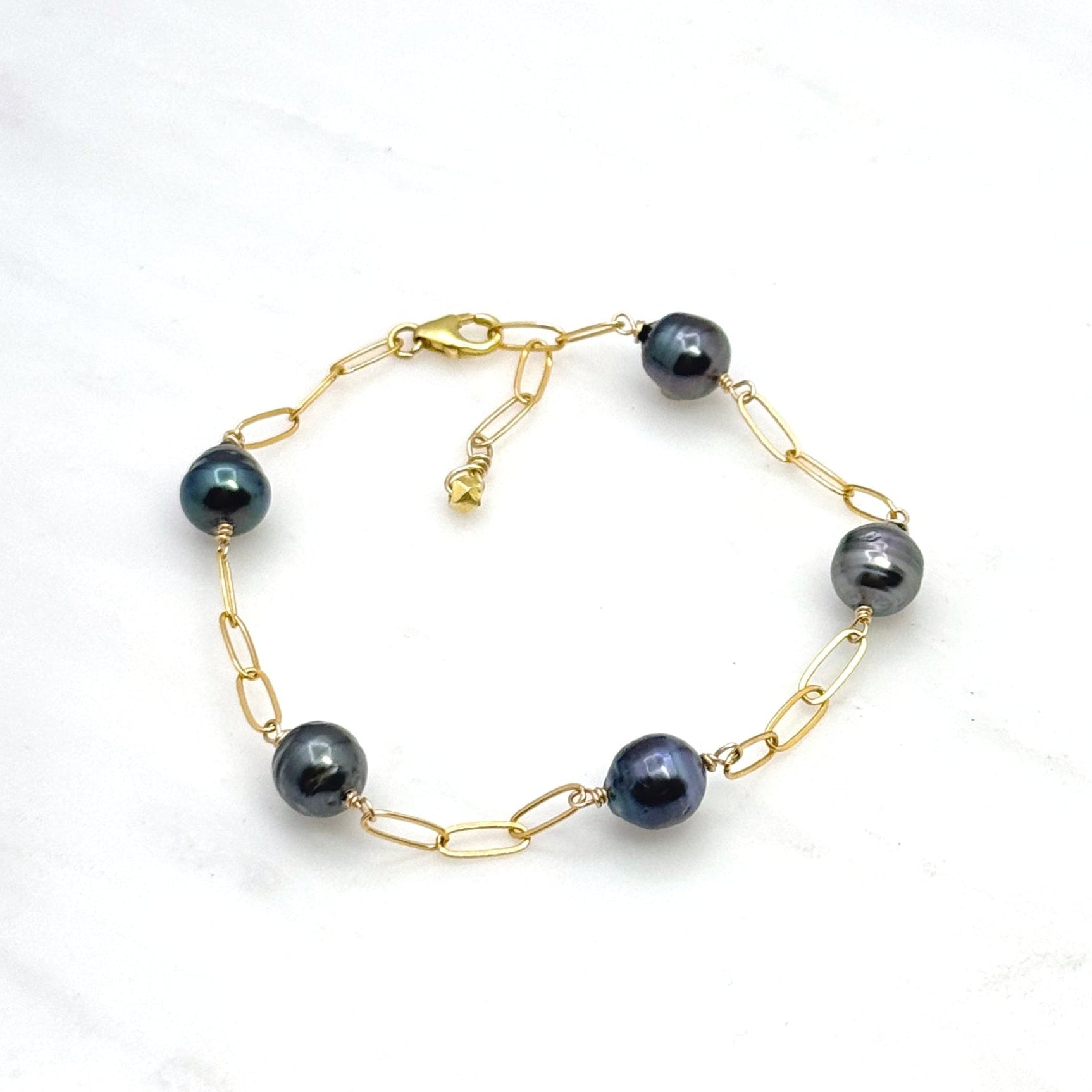 Tahitian Pearl 14Kt Gold-Filled Bracelet