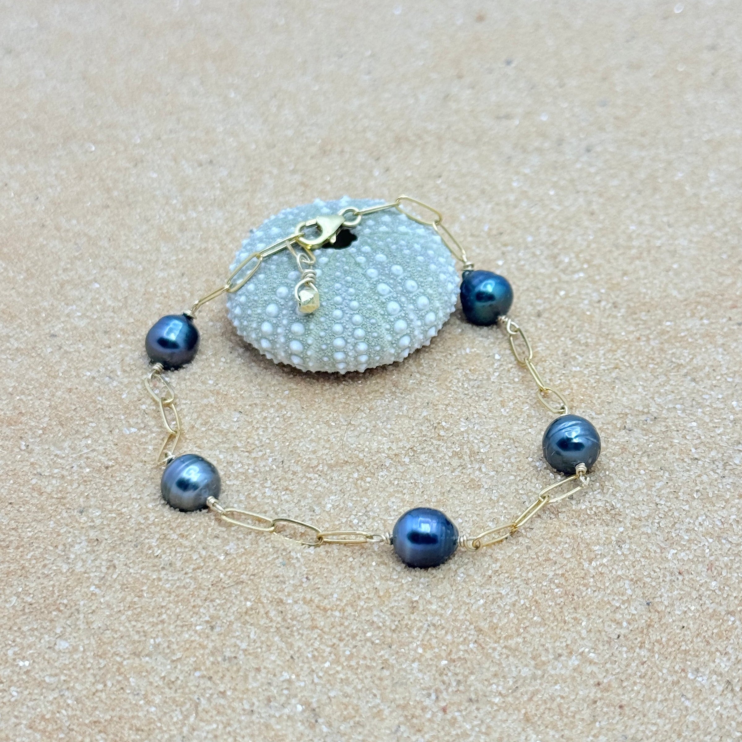 Tahitian Pearl 14Kt Gold-Filled Bracelet