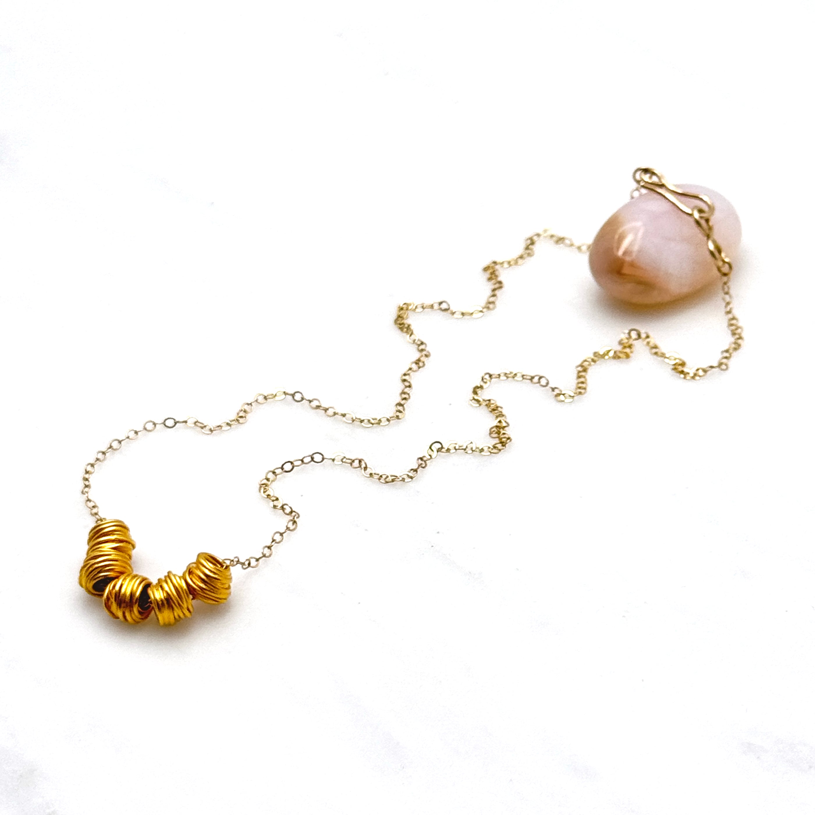 Gold-Filled & Vermeil Bead Necklace
