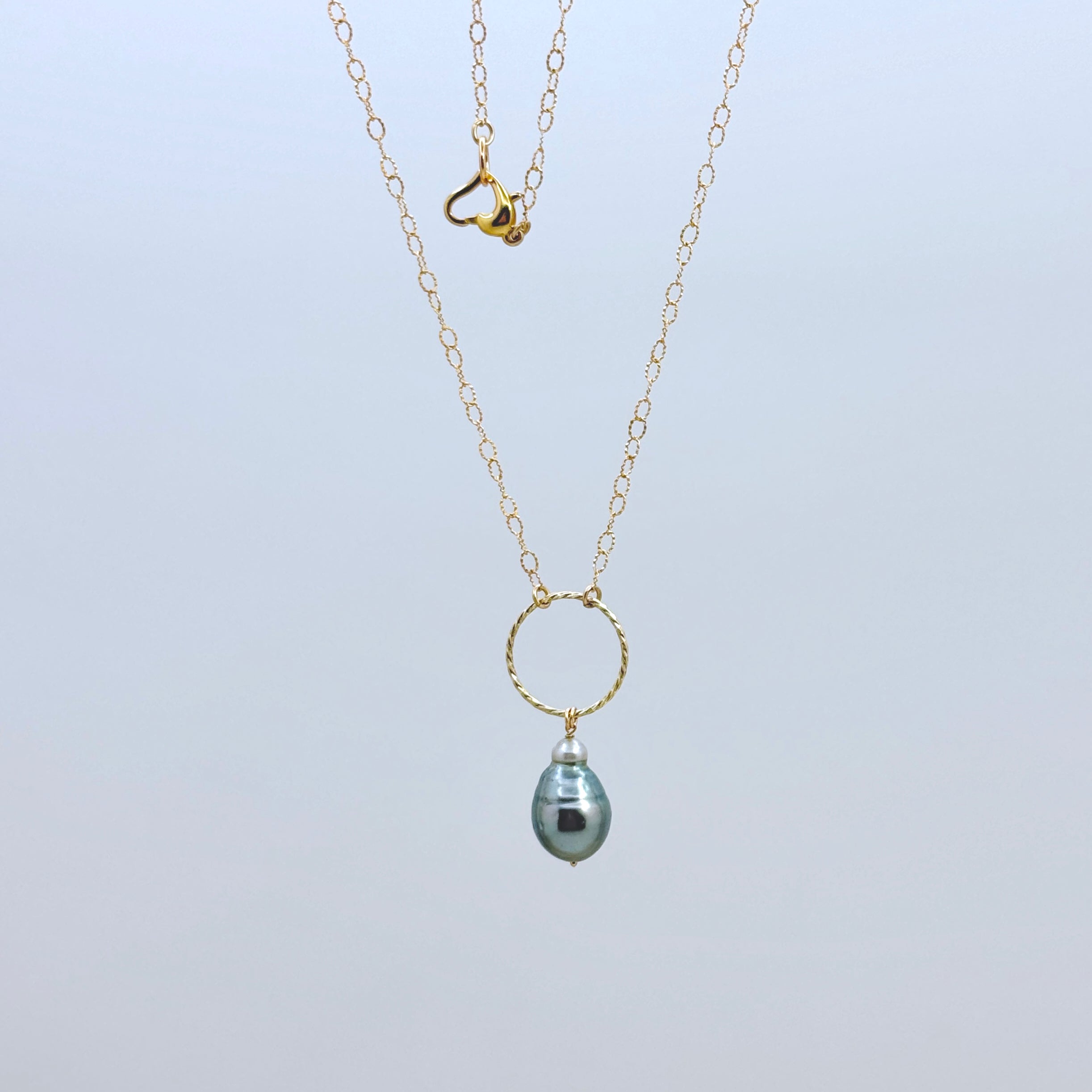 Large Tahitian Pearl Drop Necklace