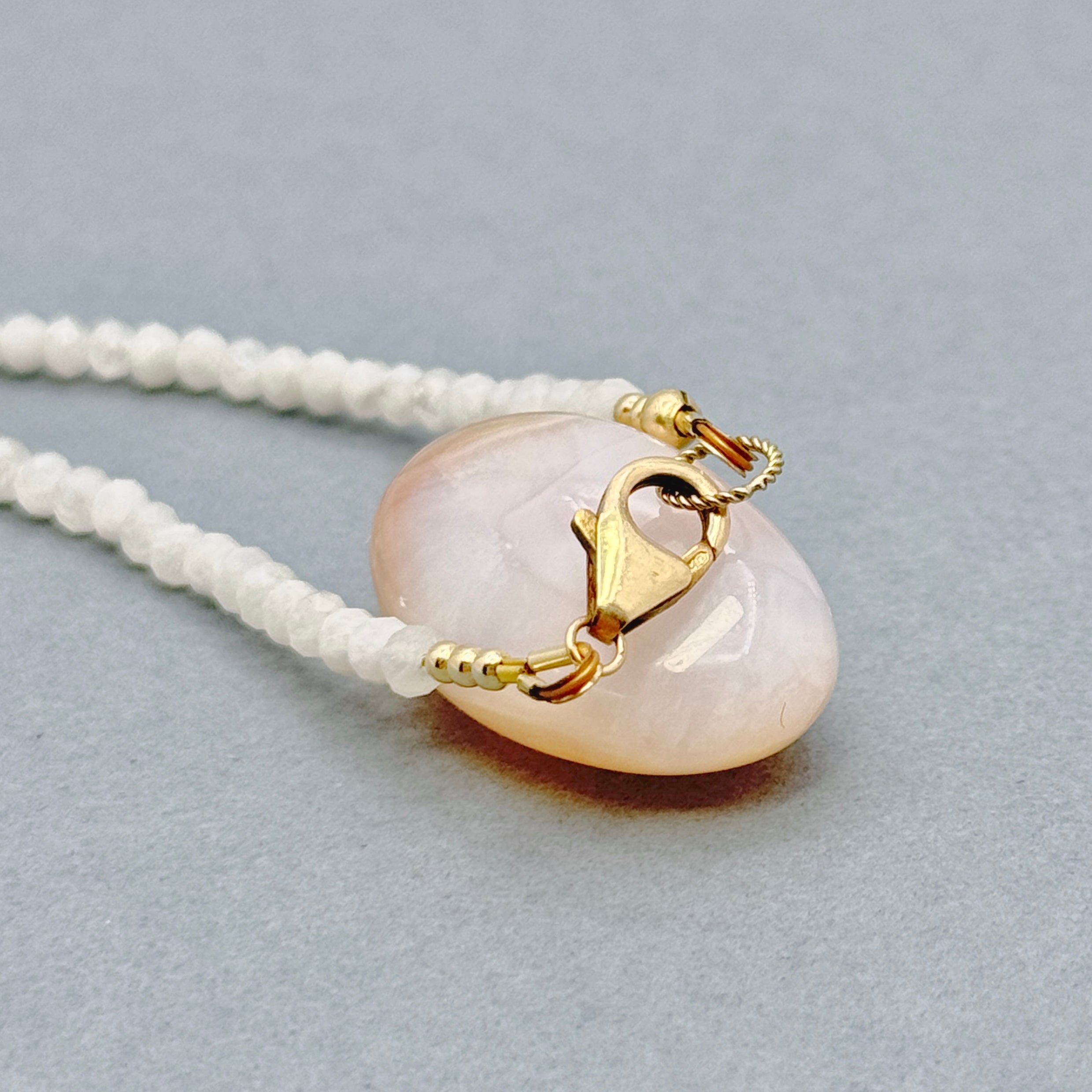 Tanzanite & Moonstone Gold-Filled Necklace