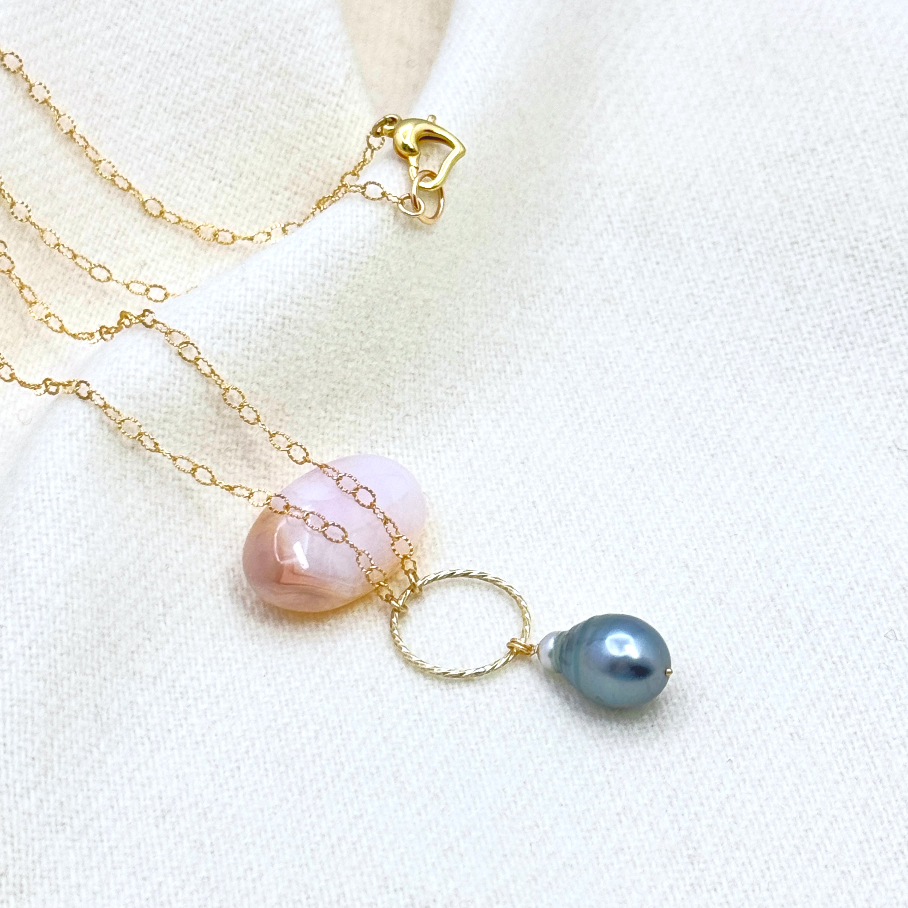 Large Tahitian Pearl Drop Necklace