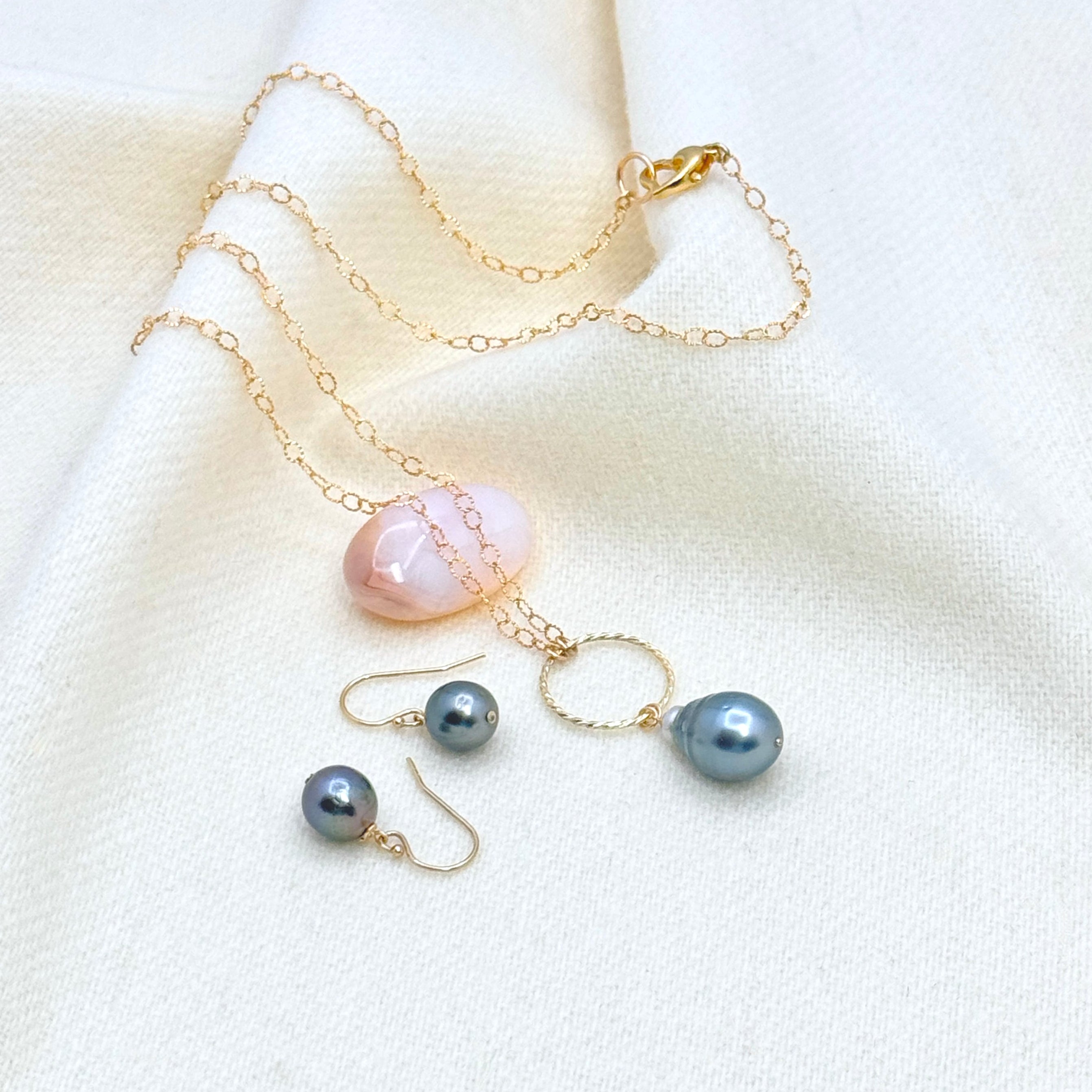 Large Tahitian Pearl Drop Necklace