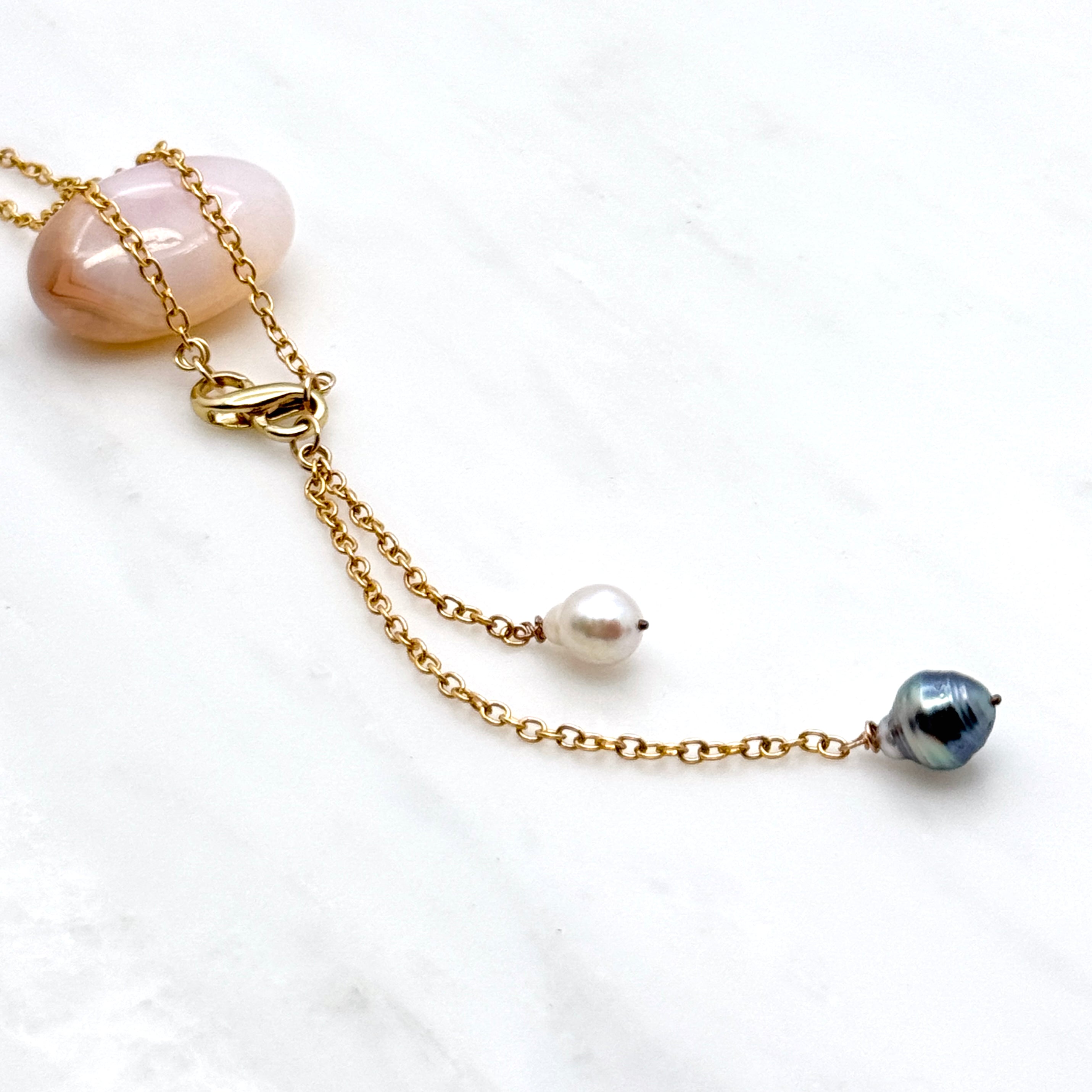 Tahitian & Freshwater Pearl Y-Style Necklace
